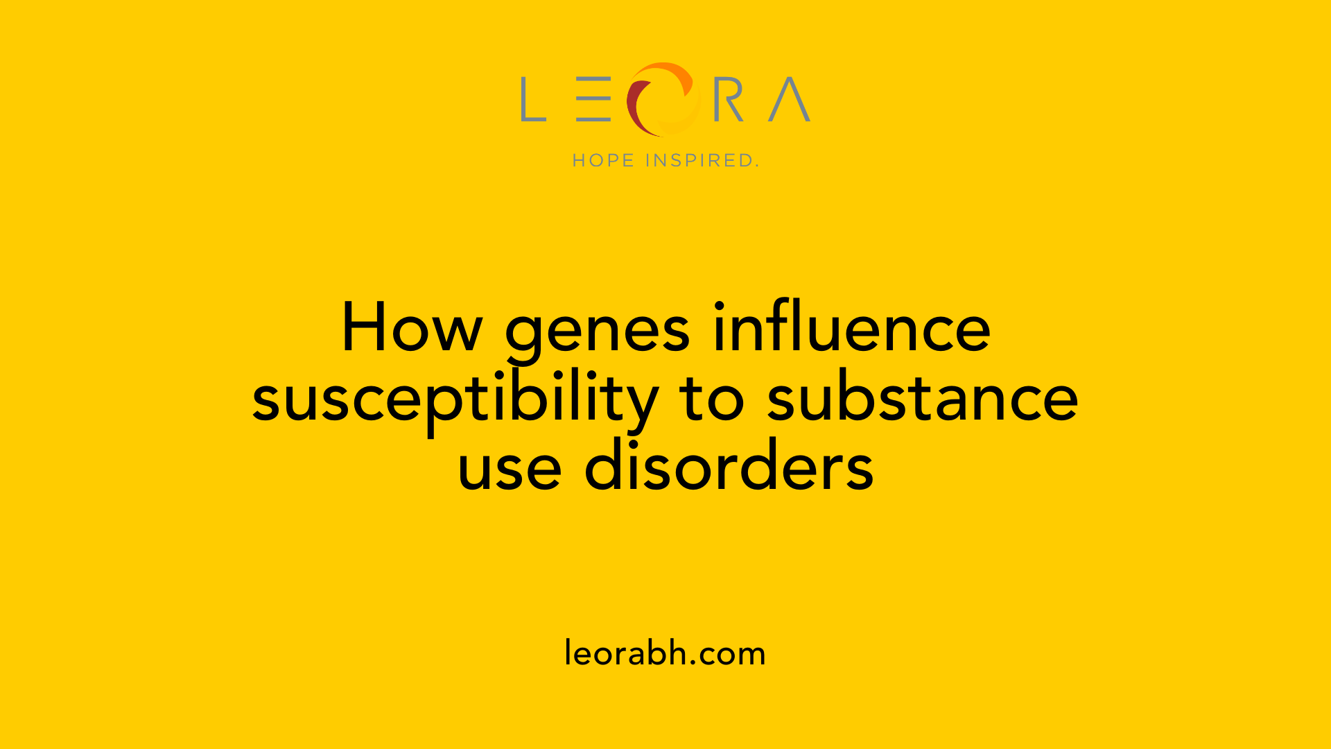 How genes influence susceptibility to substance use disorders
