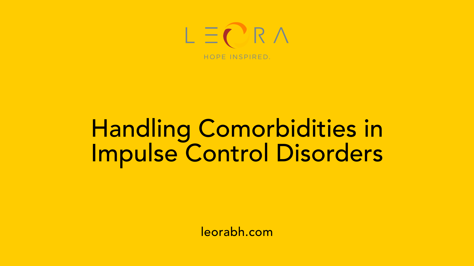 Handling Comorbidities in Impulse Control Disorders