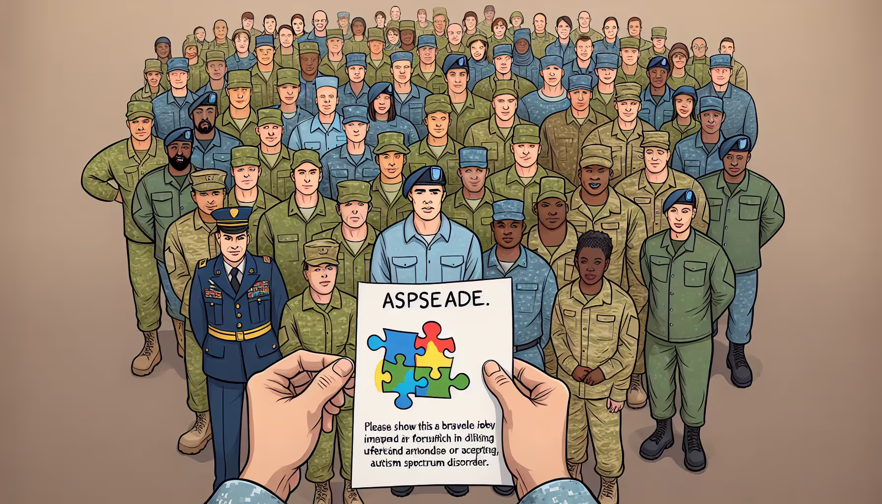 From Autism to Army: Understanding the Militarys Stance