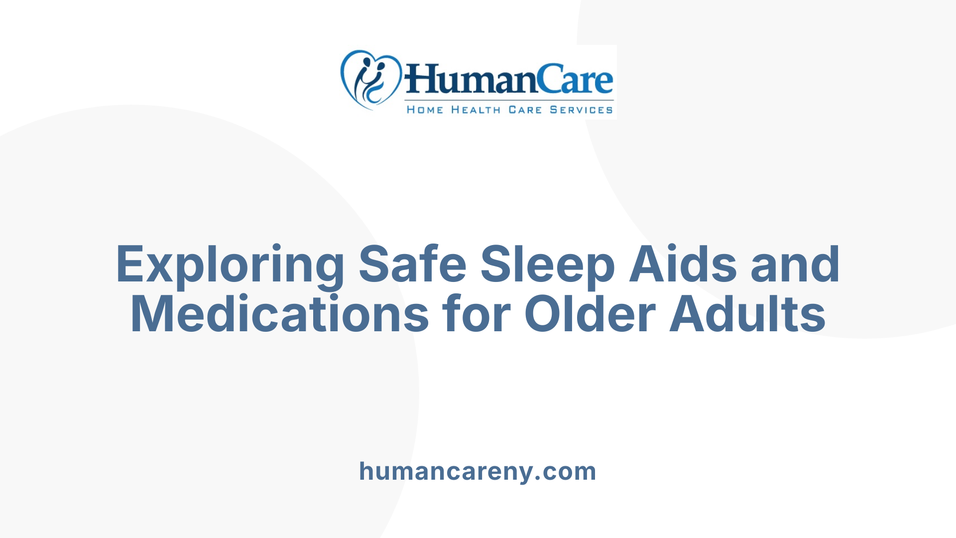 Exploring Safe Sleep Aids and Medications for Older Adults