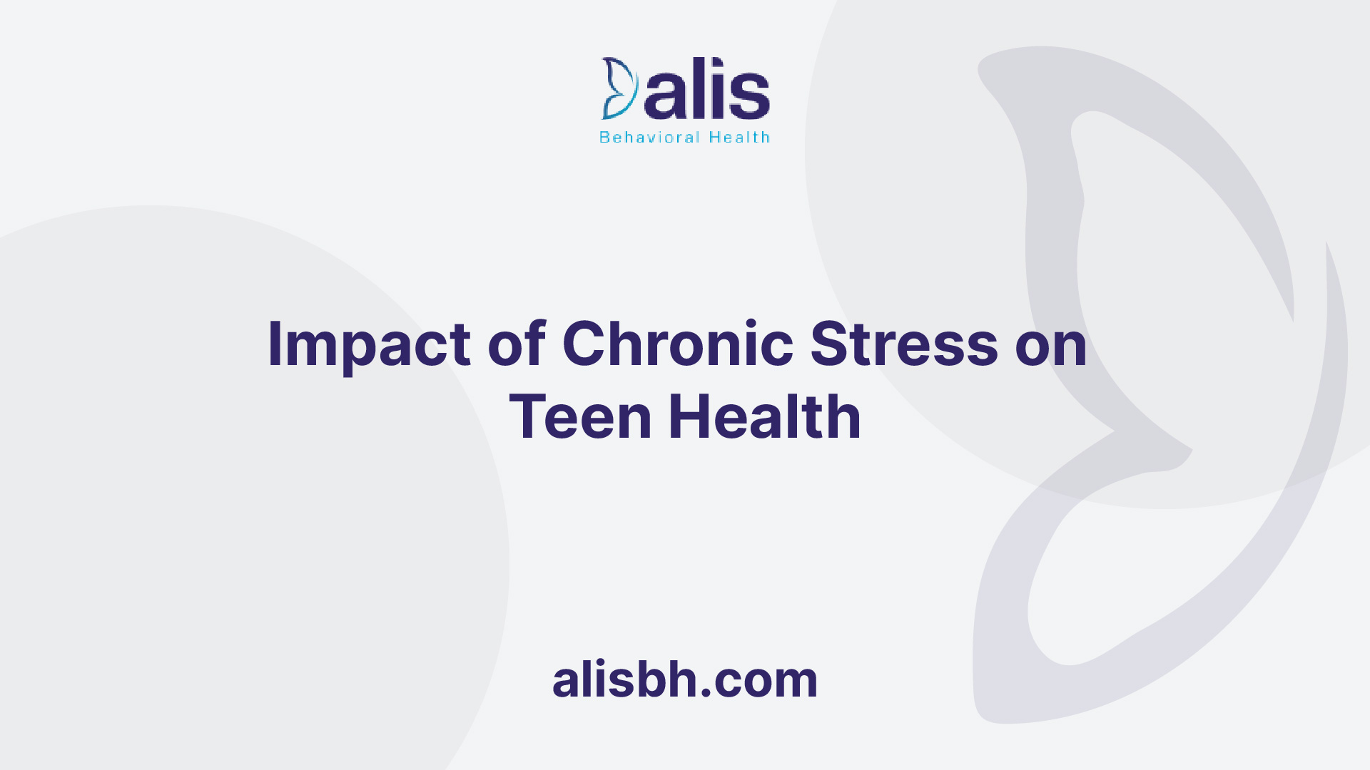 Impact of Chronic Stress on Teen Health