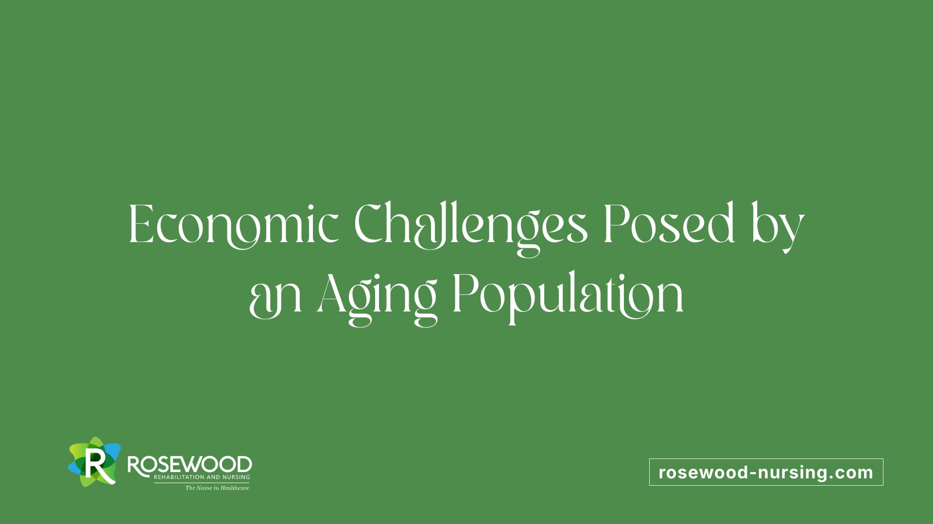 Economic Challenges Posed by an Aging Population
