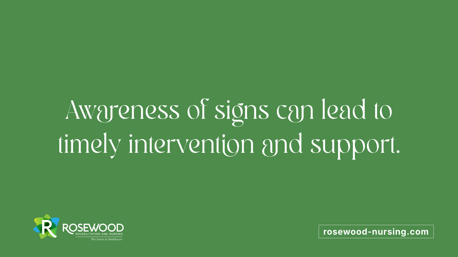 Awareness of signs can lead to timely intervention and support.