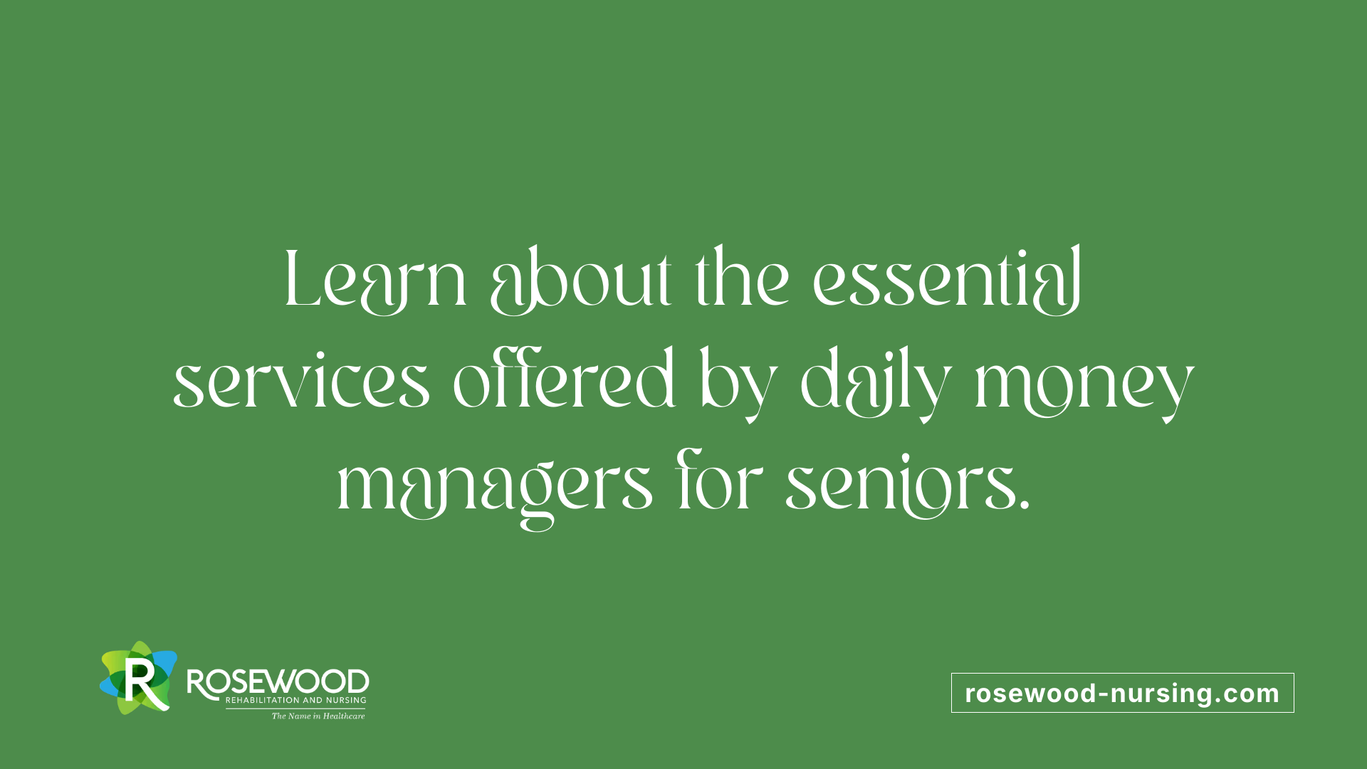 Learn about the essential services offered by daily money managers for seniors.