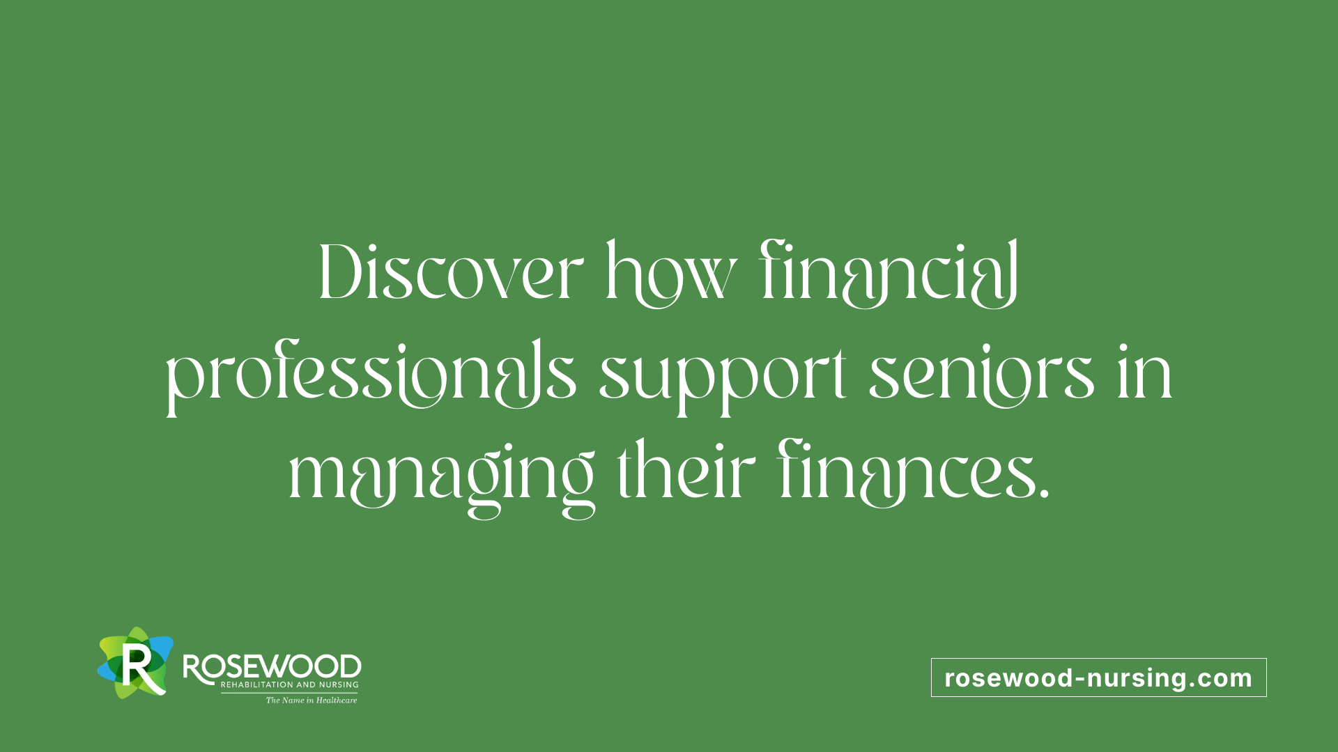 Discover how financial professionals support seniors in managing their finances.