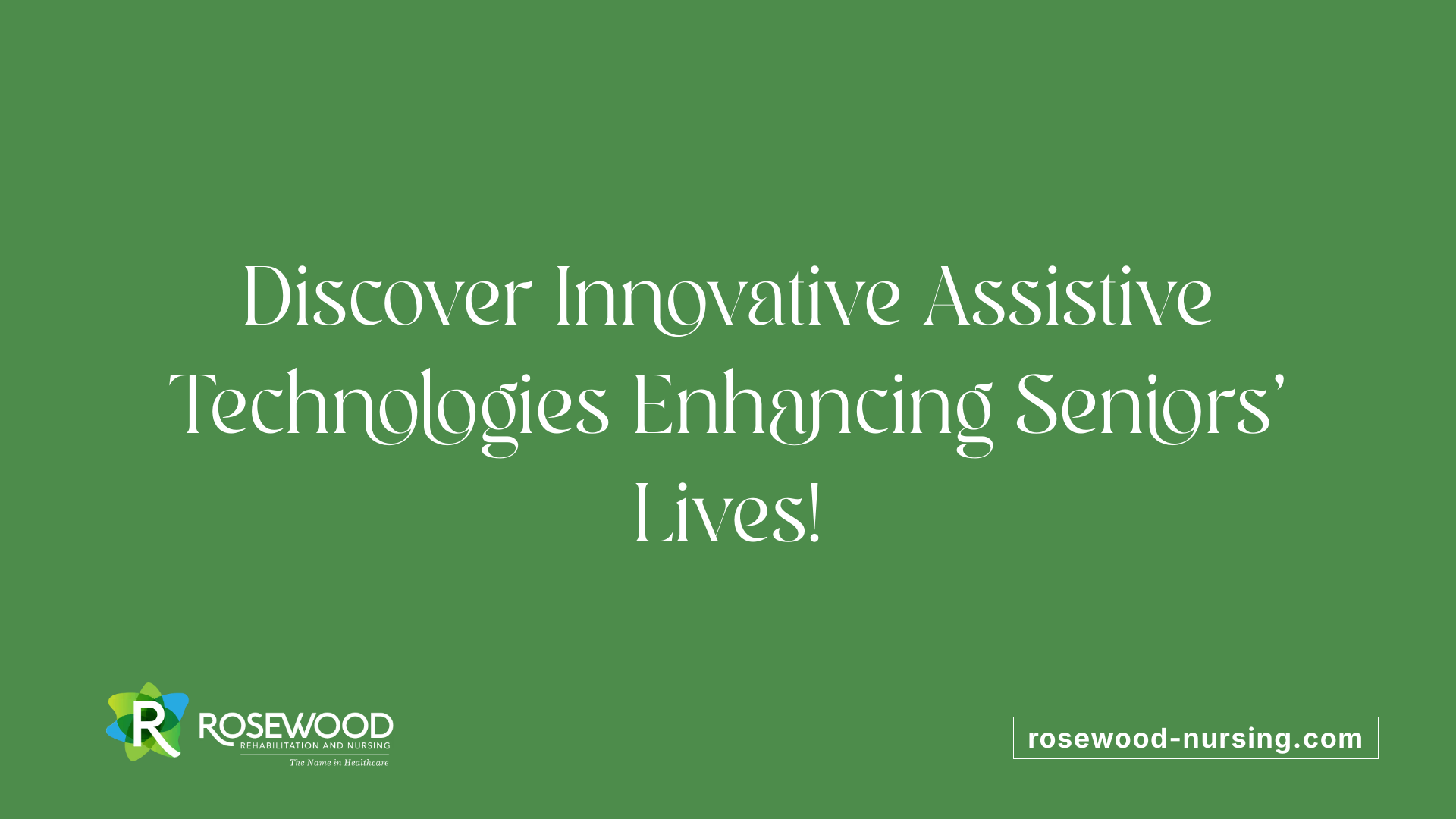 Discover Innovative Assistive Technologies Enhancing Seniors' Lives!