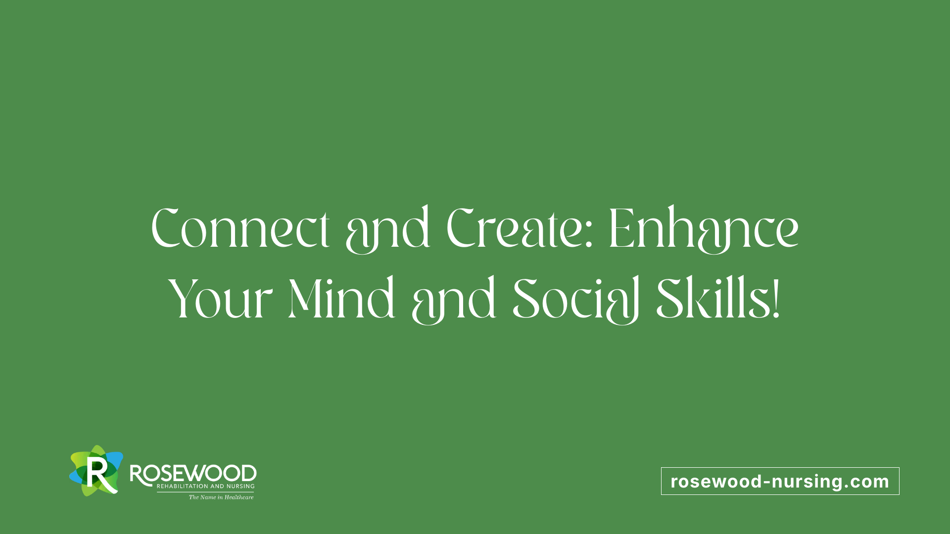 Connect and Create: Enhance Your Mind and Social Skills!