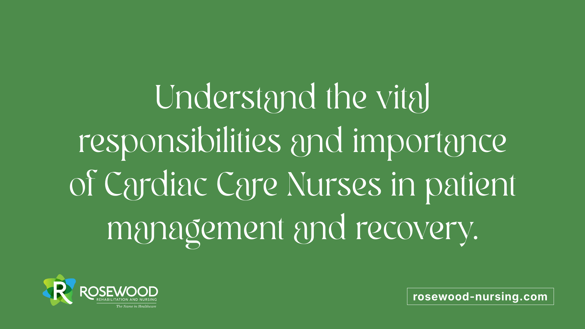Understand the vital responsibilities and importance of Cardiac Care Nurses in patient management and recovery.