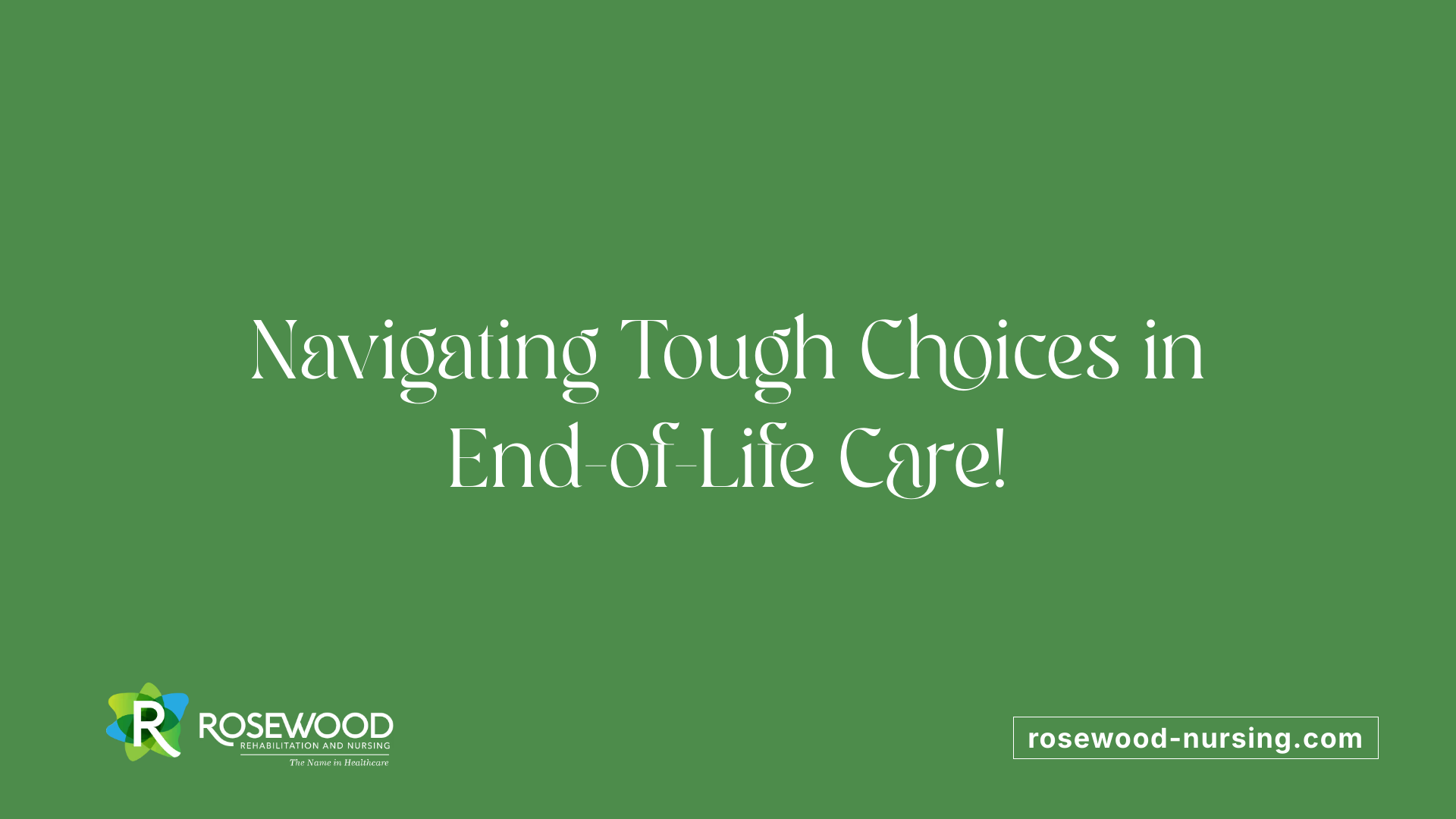Navigating Tough Choices in End-of-Life Care!