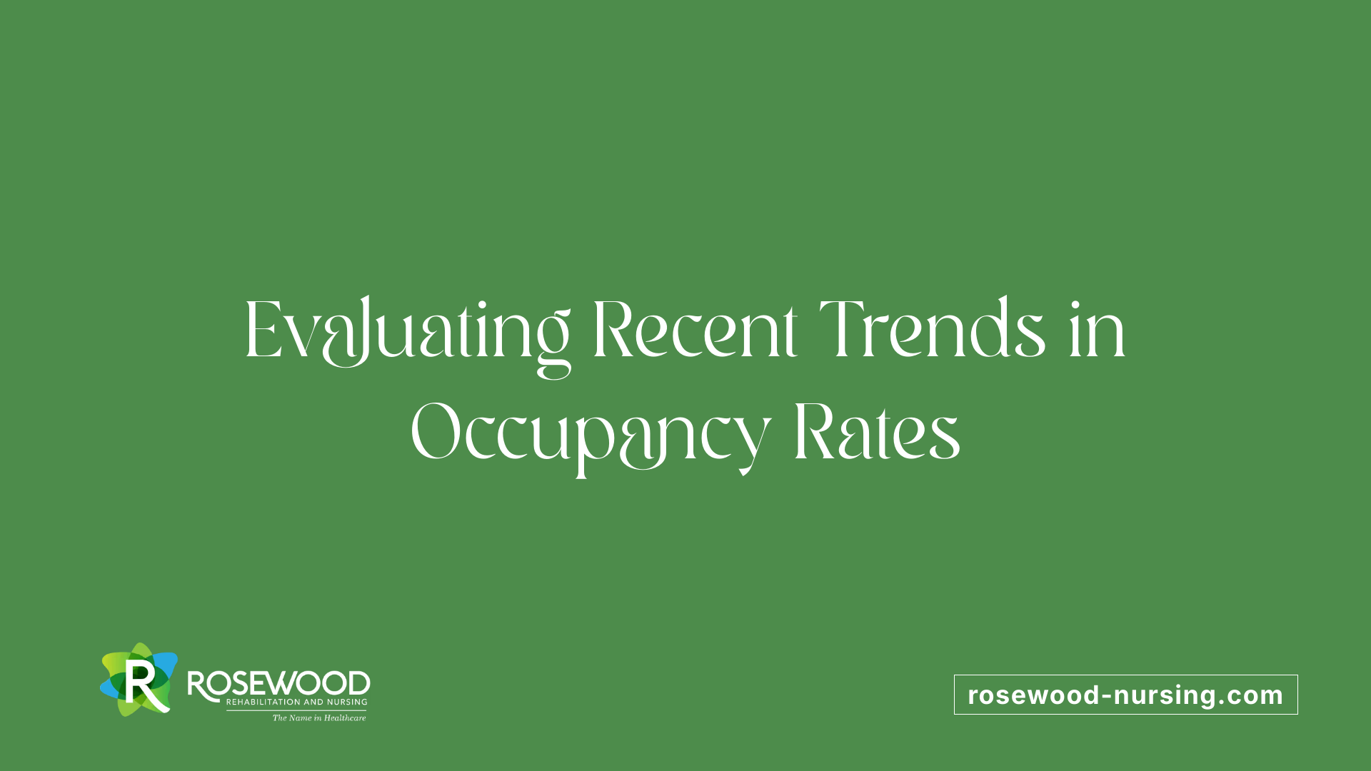 Evaluating Recent Trends in Occupancy Rates