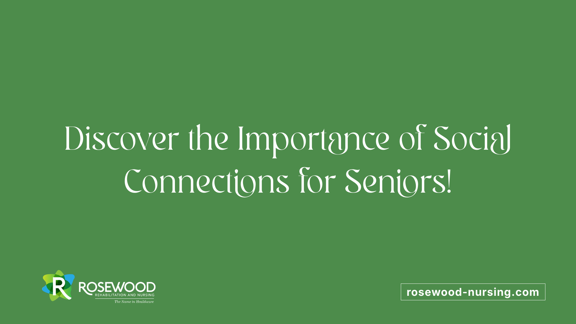 Discover the Importance of Social Connections for Seniors!