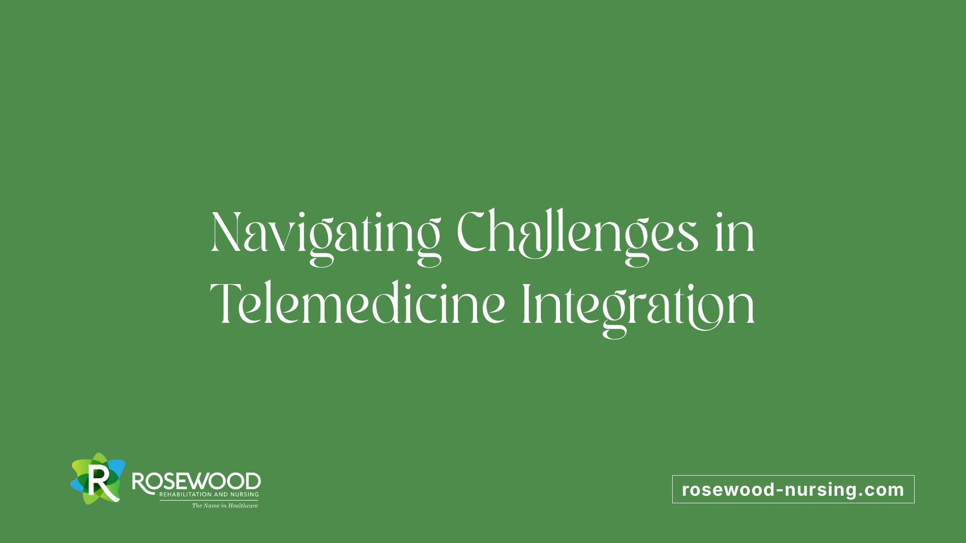 Navigating Challenges in Telemedicine Integration
