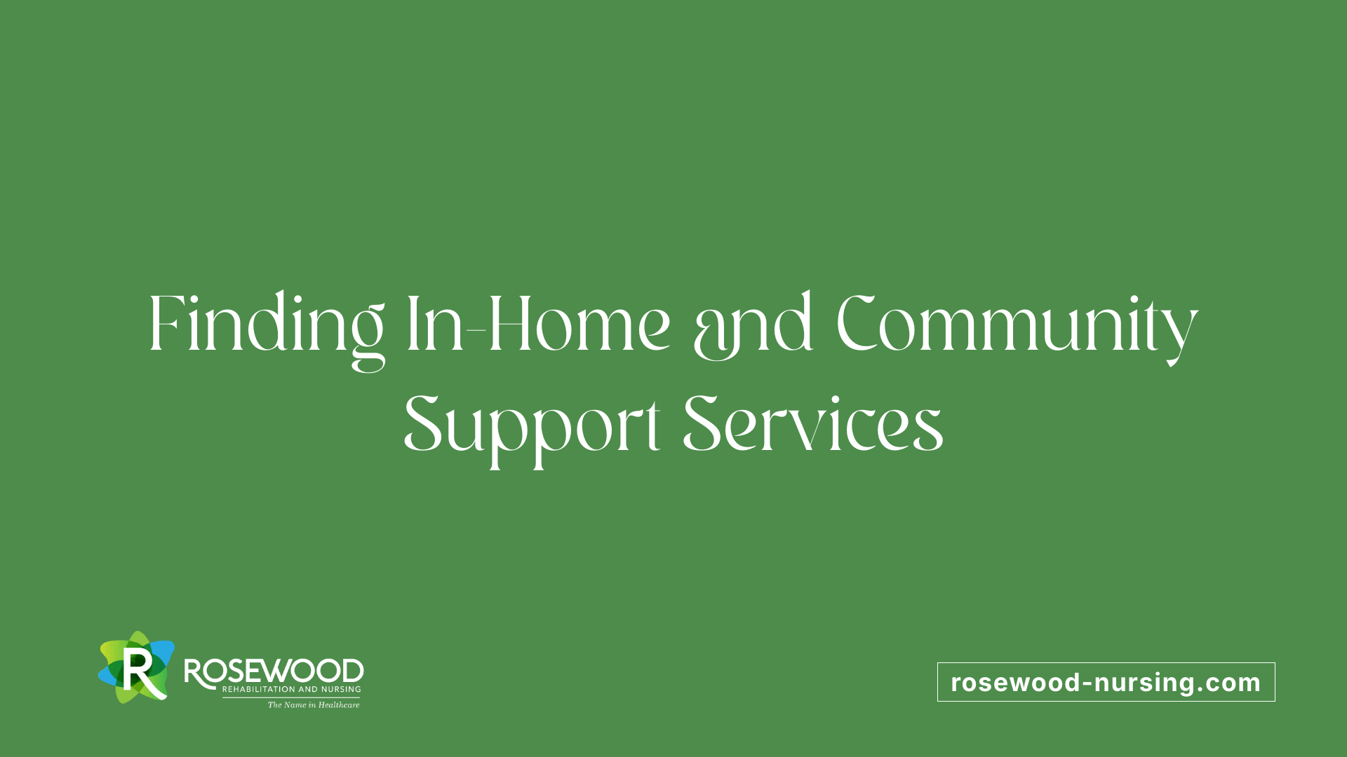 Finding In-Home and Community Support Services