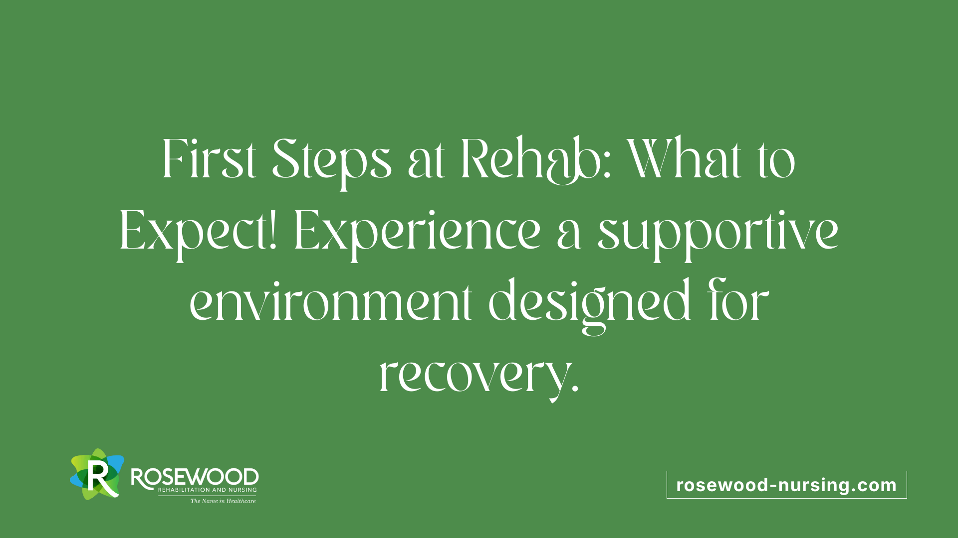 First Steps at Rehab: What to Expect! Experience a supportive environment designed for recovery.