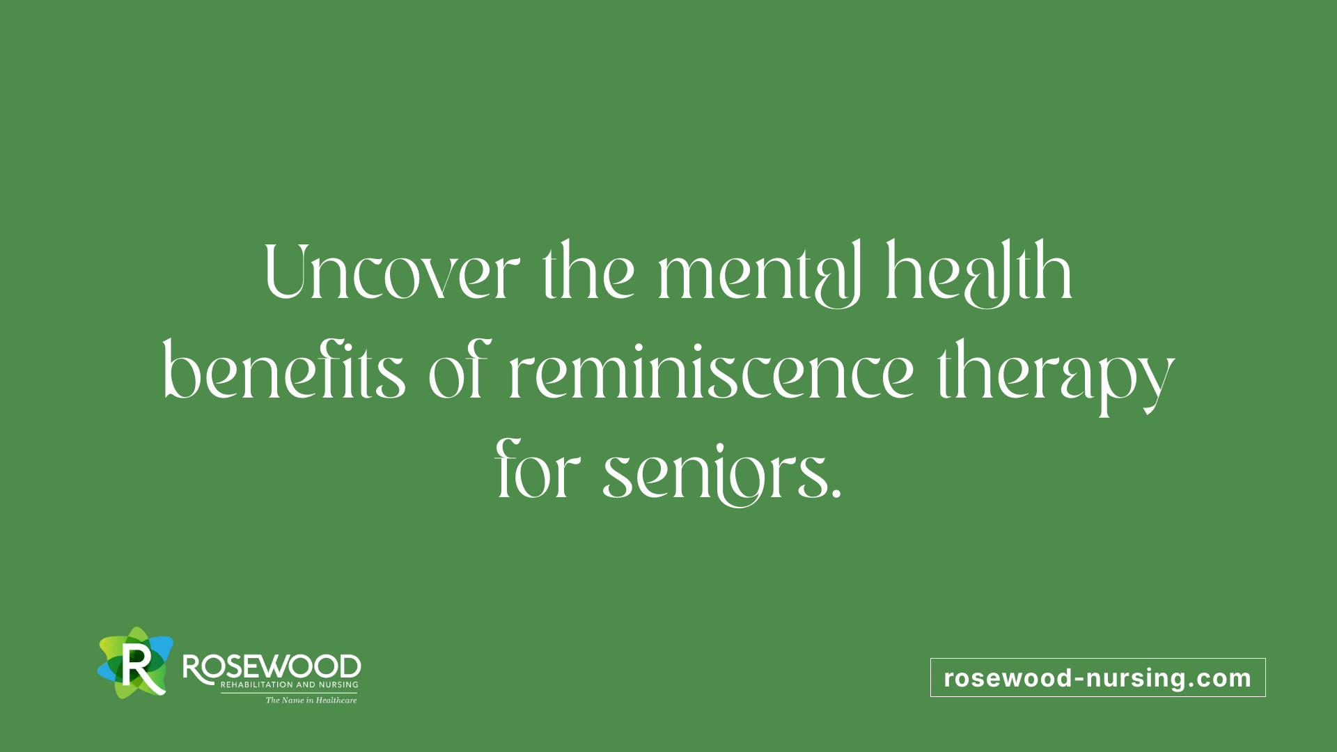 Uncover the mental health benefits of reminiscence therapy for seniors.