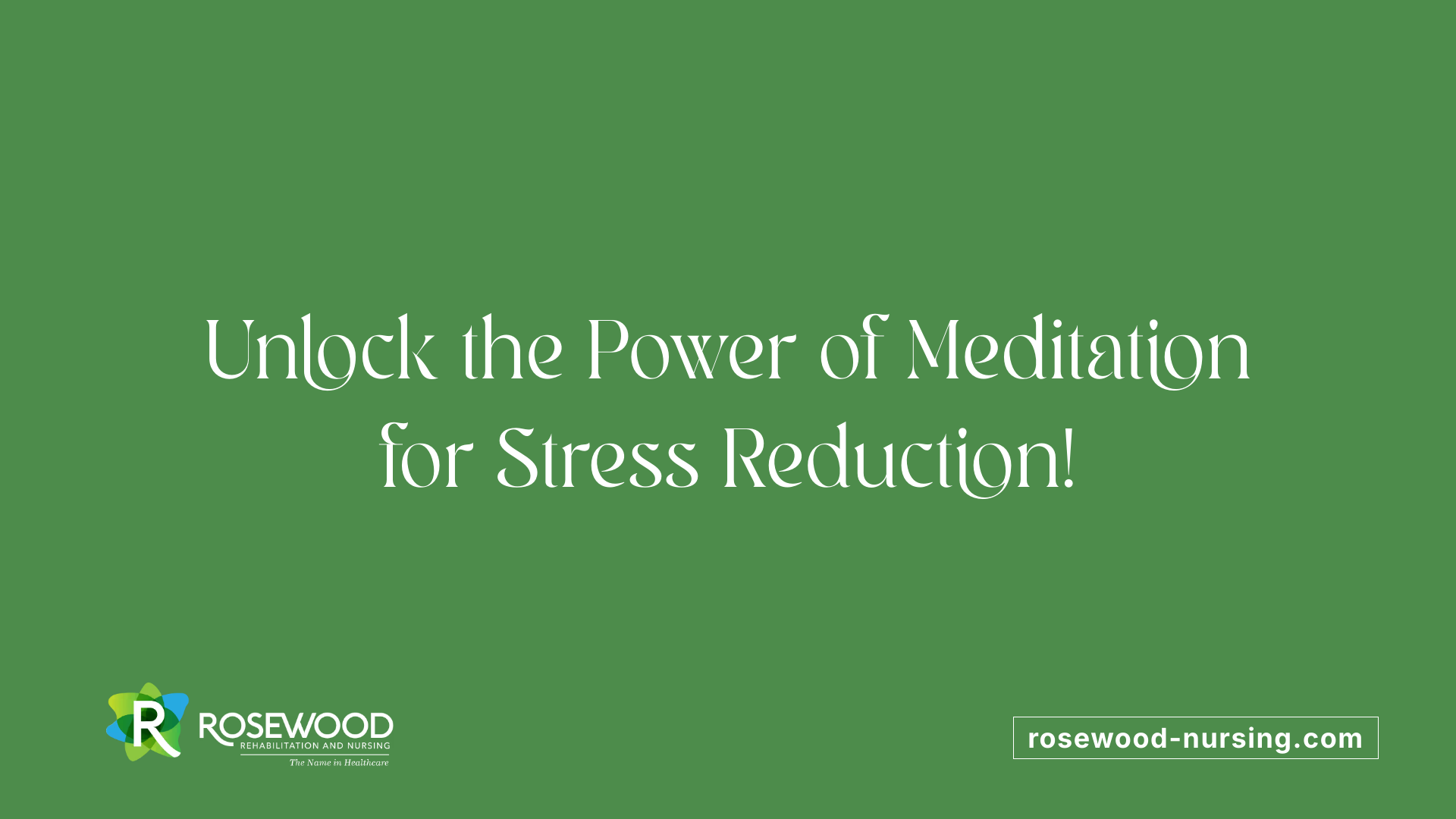 Unlock the Power of Meditation for Stress Reduction!
