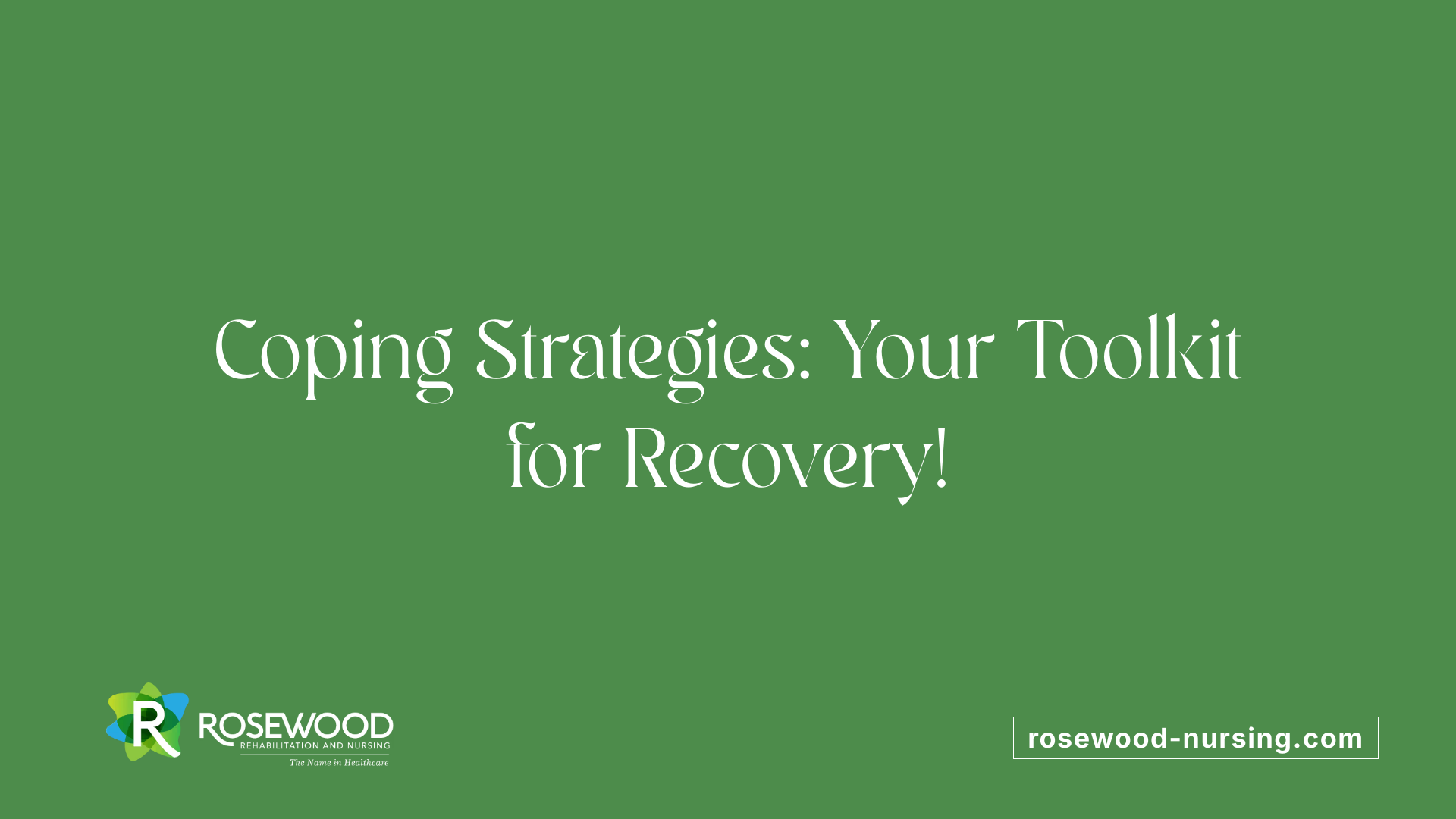 Coping Strategies: Your Toolkit for Recovery!