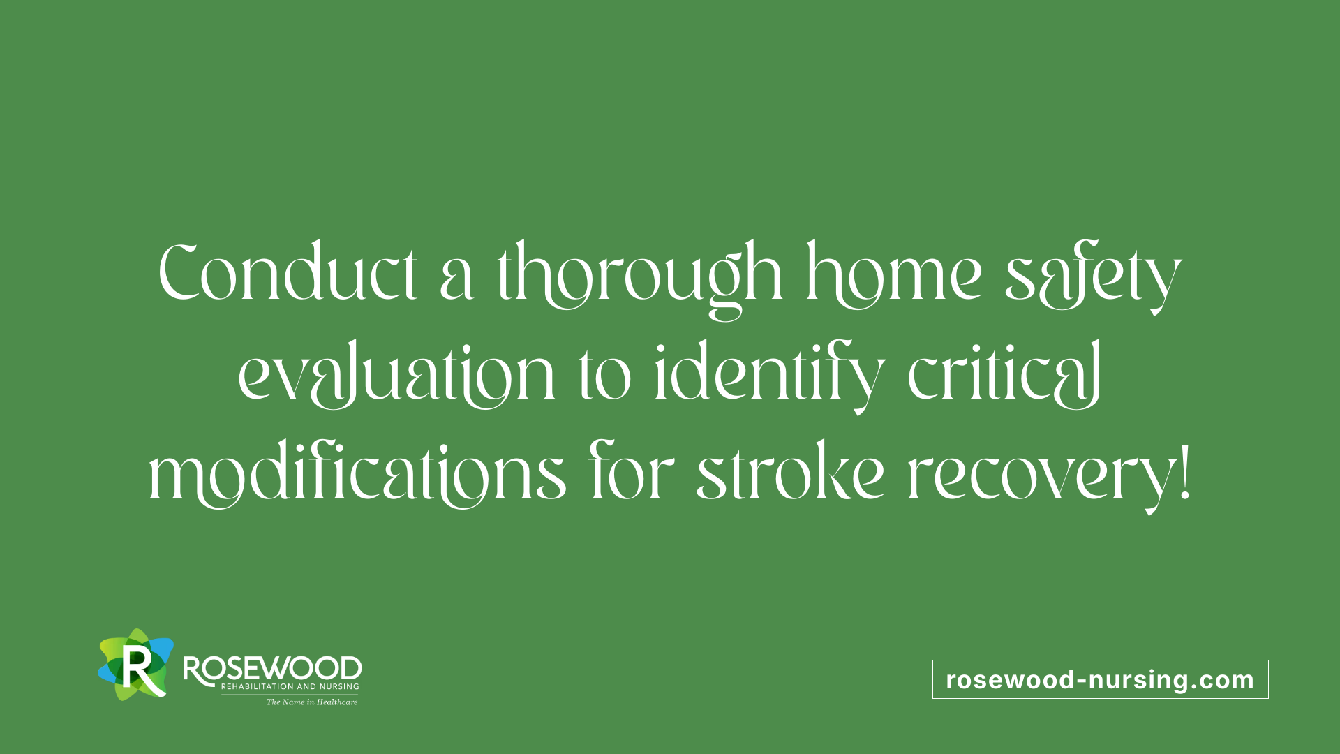 Conduct a thorough home safety evaluation to identify critical modifications for stroke recovery!
