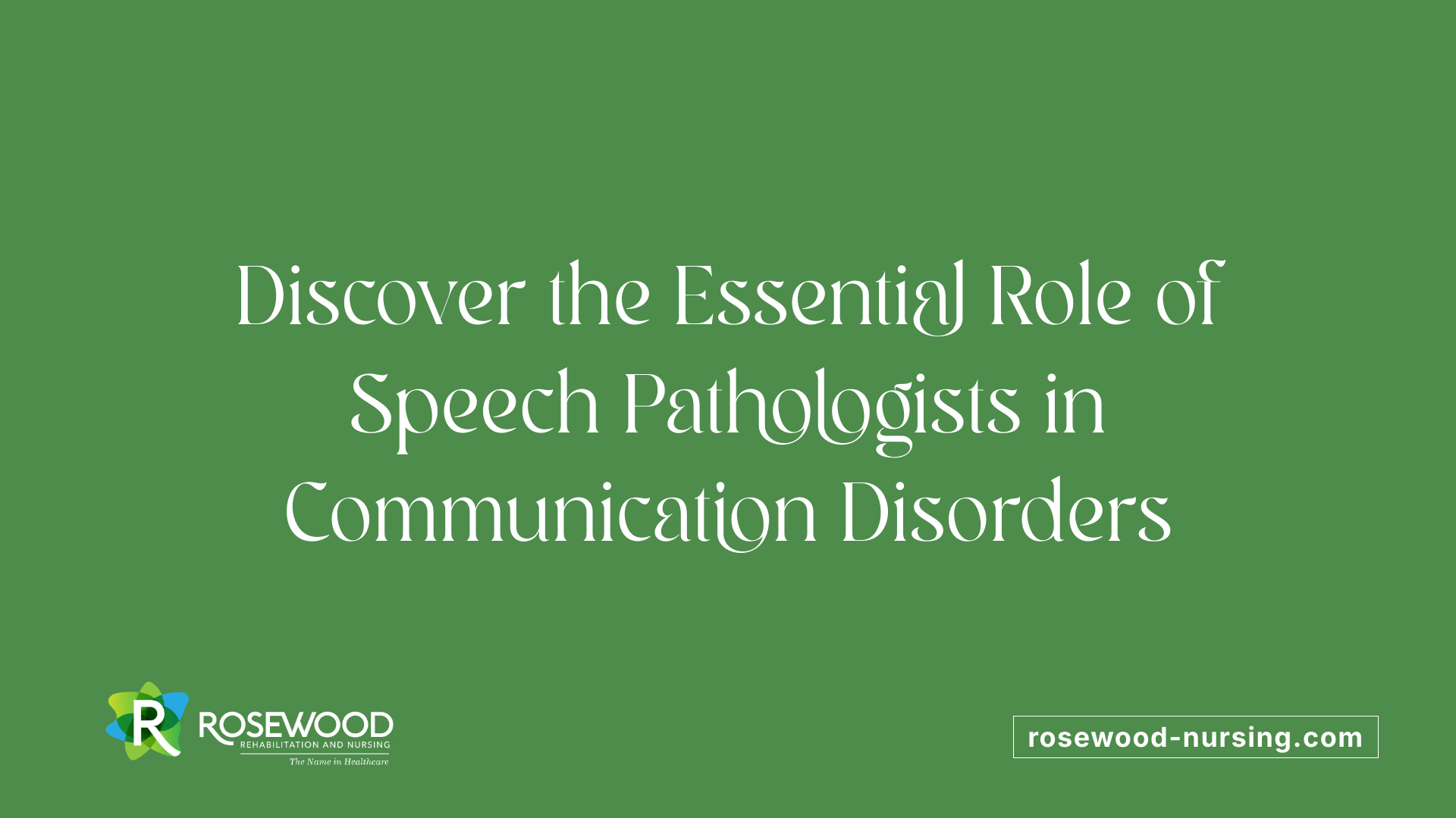 Discover the Essential Role of Speech Pathologists in Communication Disorders