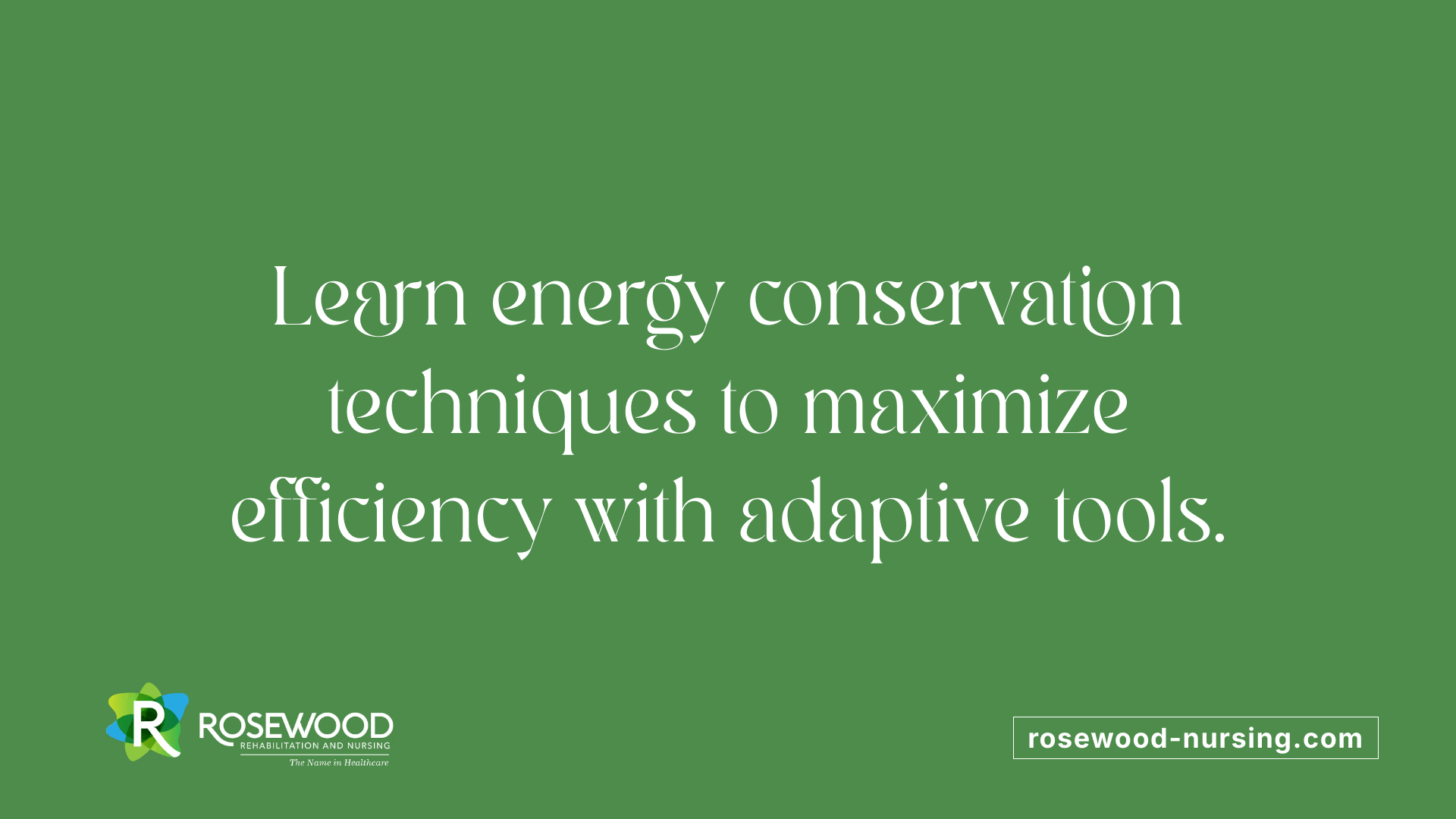 Learn energy conservation techniques to maximize efficiency with adaptive tools.