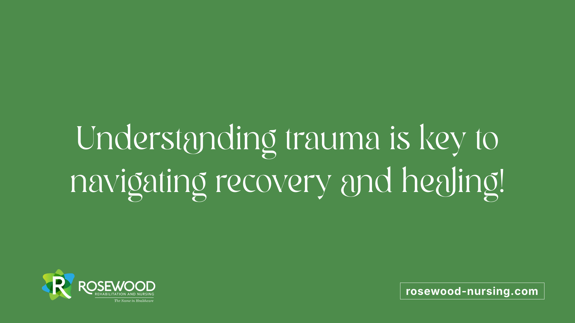 Understanding trauma is key to navigating recovery and healing!