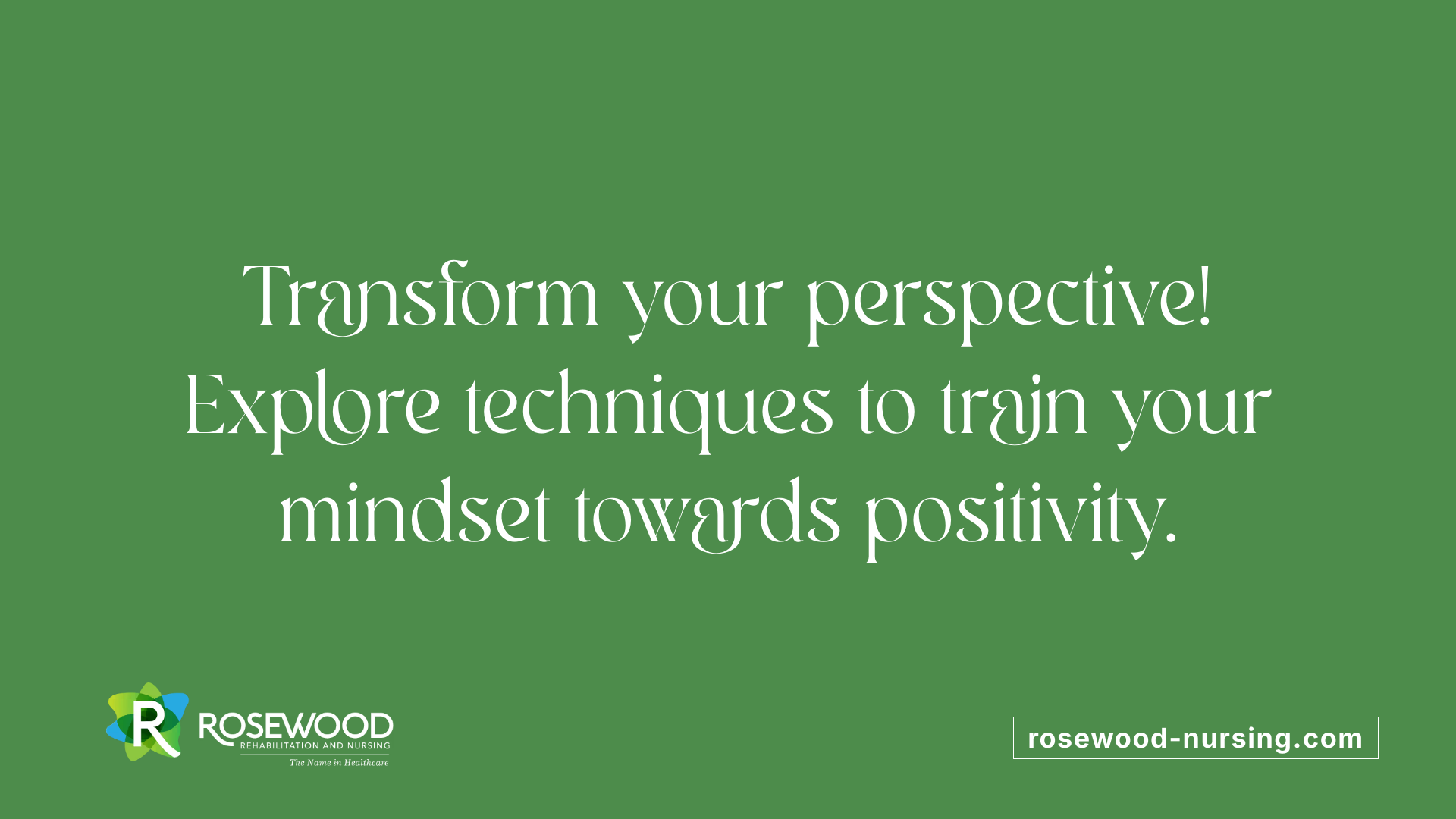 Transform your perspective! Explore techniques to train your mindset towards positivity.
