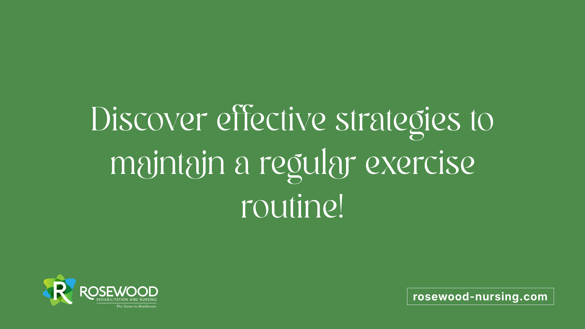 Discover effective strategies to maintain a regular exercise routine!