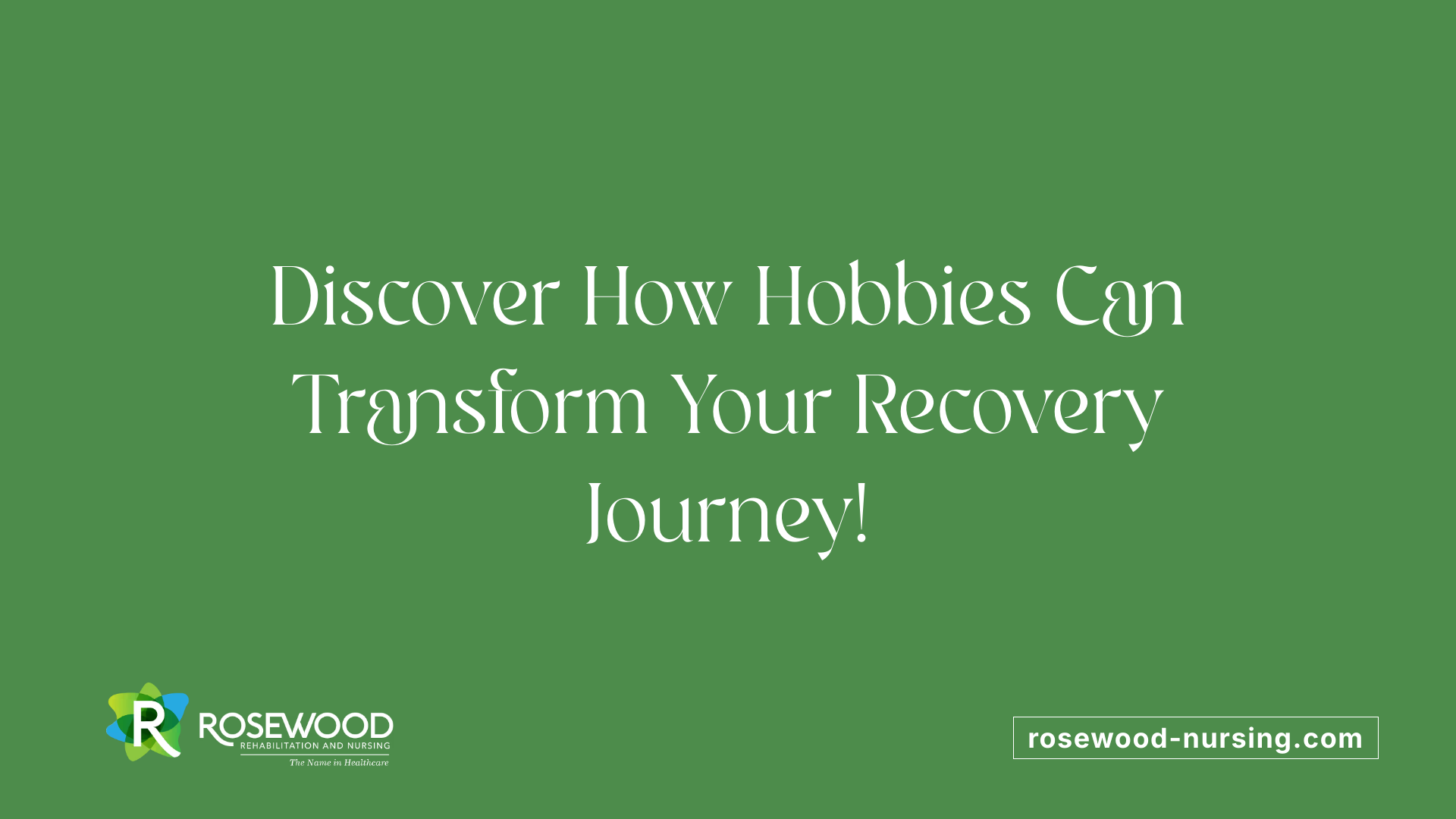 Discover How Hobbies Can Transform Your Recovery Journey!