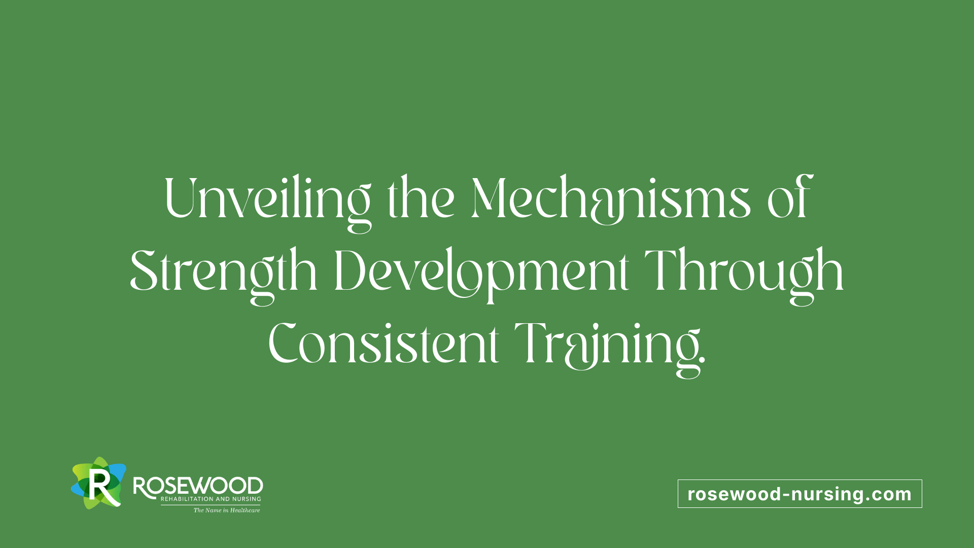 Unveiling the Mechanisms of Strength Development Through Consistent Training.