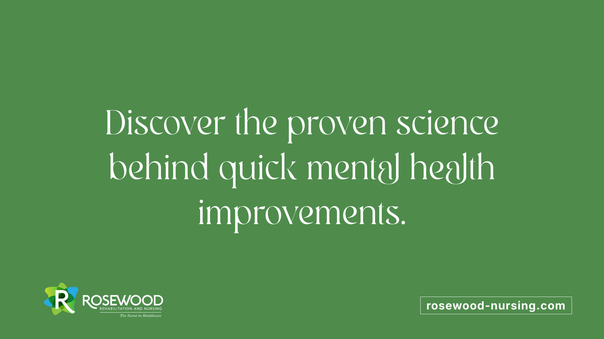 Discover the proven science behind quick mental health improvements.
