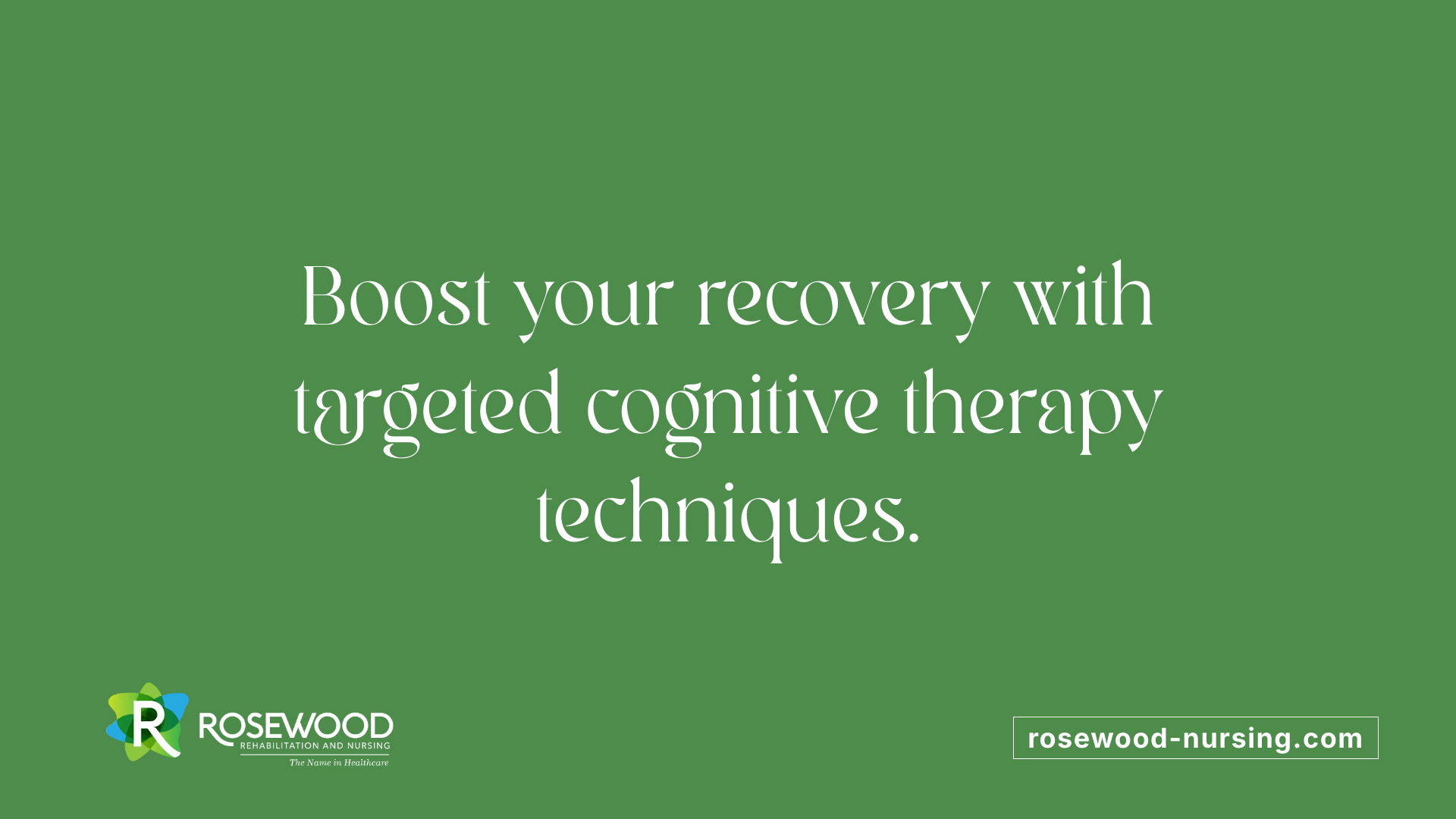 Boost your recovery with targeted cognitive therapy techniques.