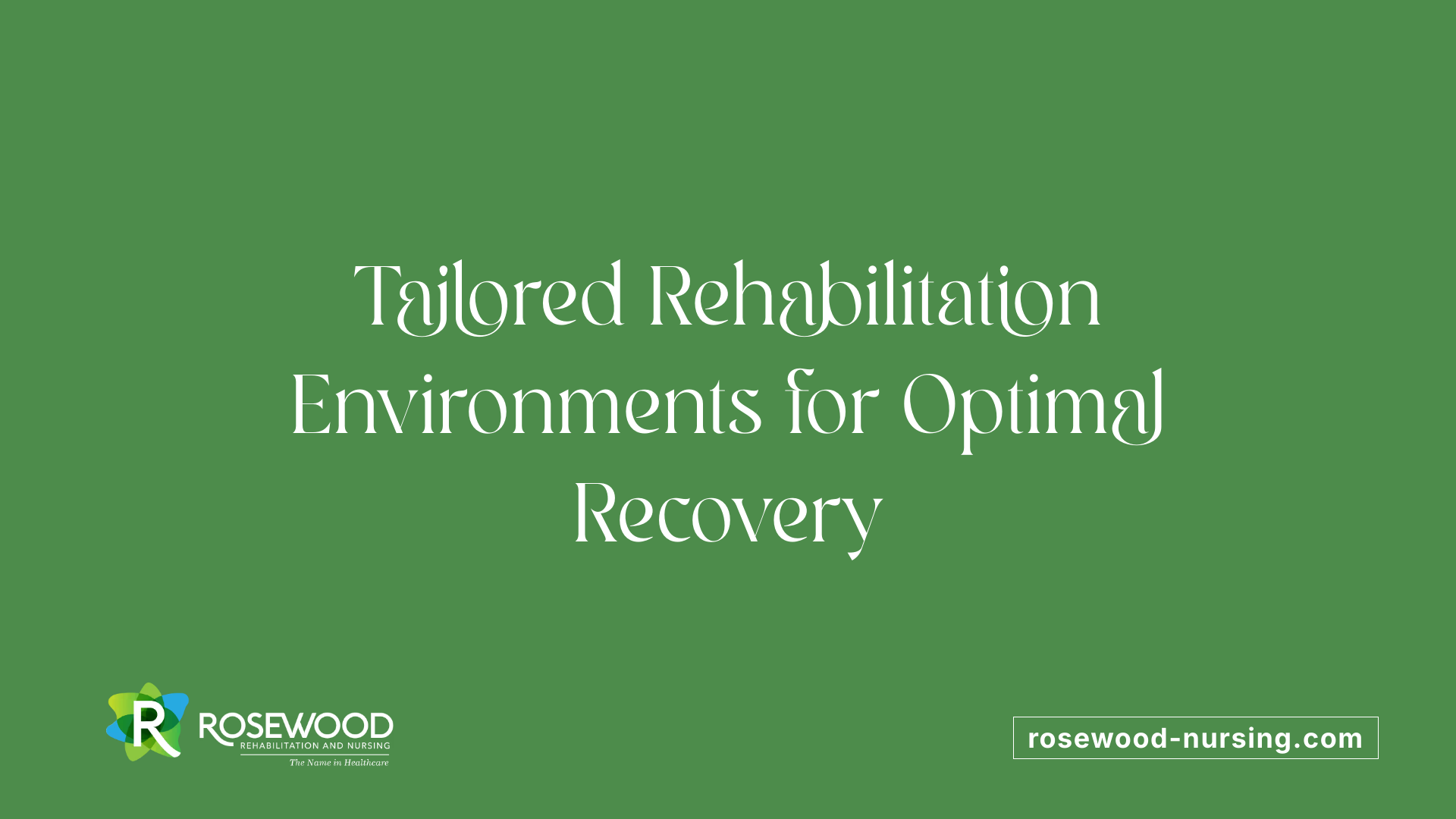 Tailored Rehabilitation Environments for Optimal Recovery