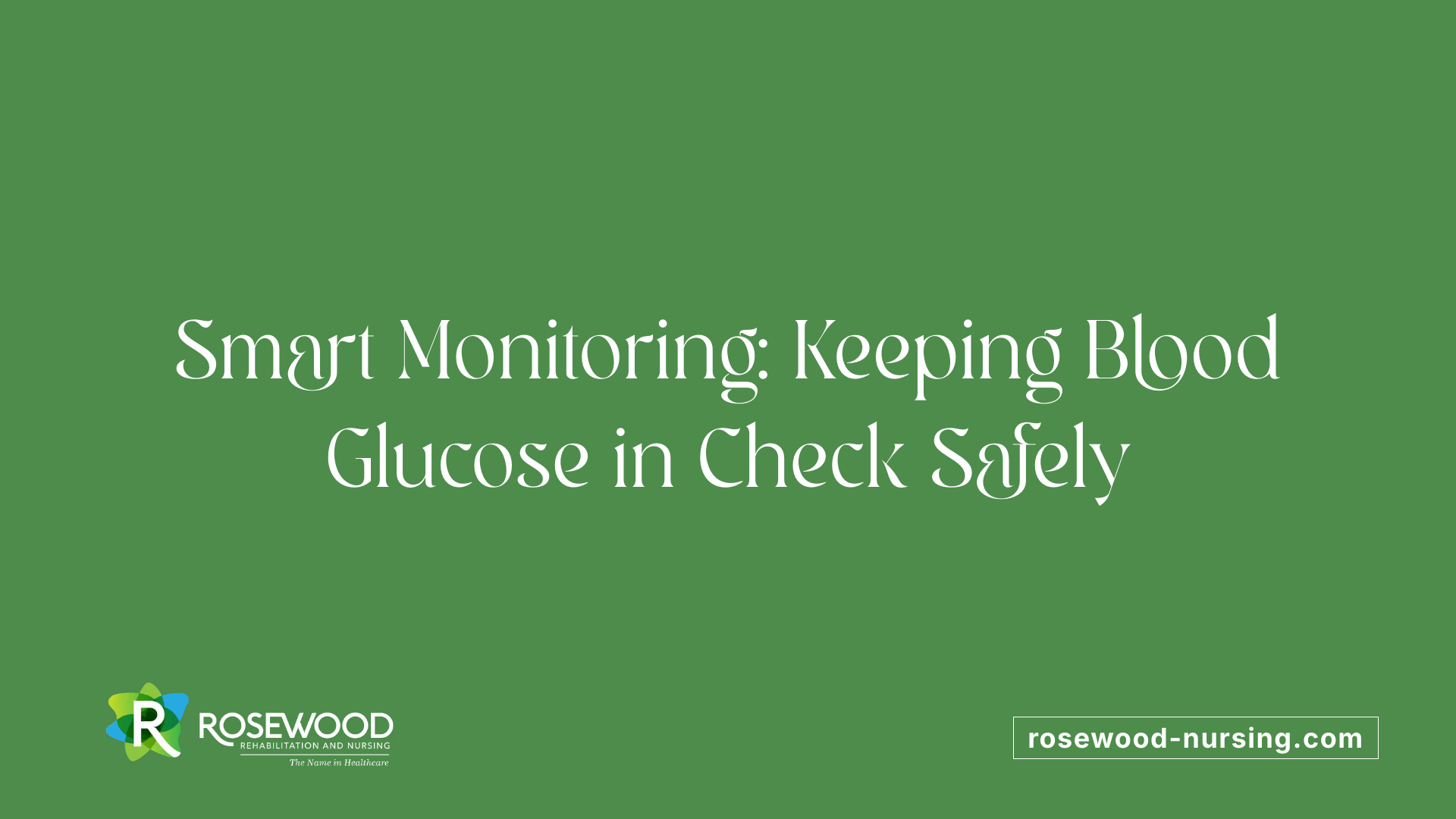 Smart Monitoring: Keeping Blood Glucose in Check Safely