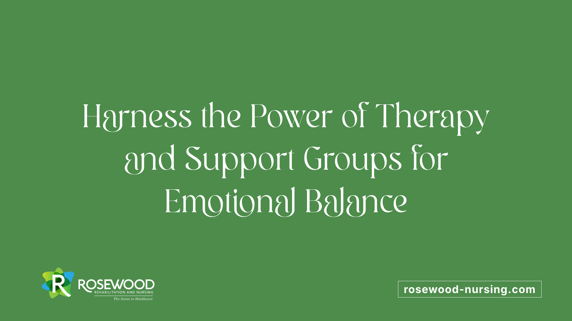 Harness the Power of Therapy and Support Groups for Emotional Balance