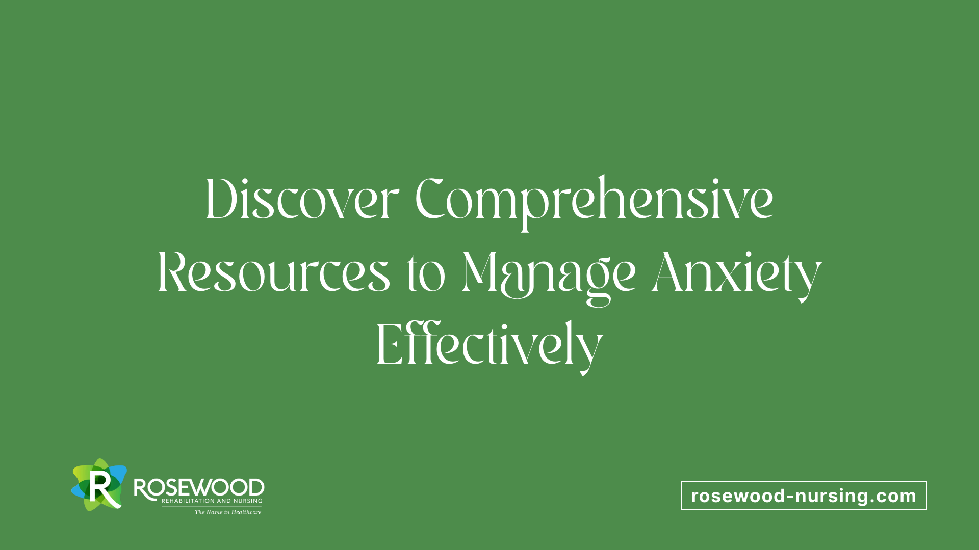 Discover Comprehensive Resources to Manage Anxiety Effectively