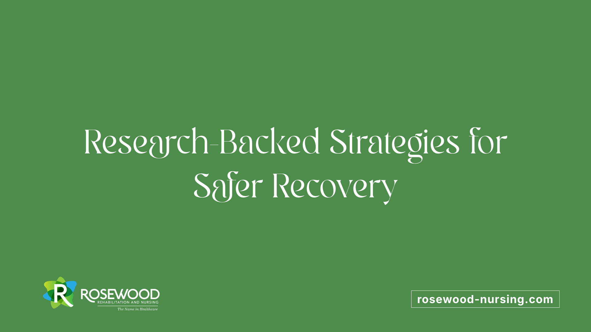 Research-Backed Strategies for Safer Recovery