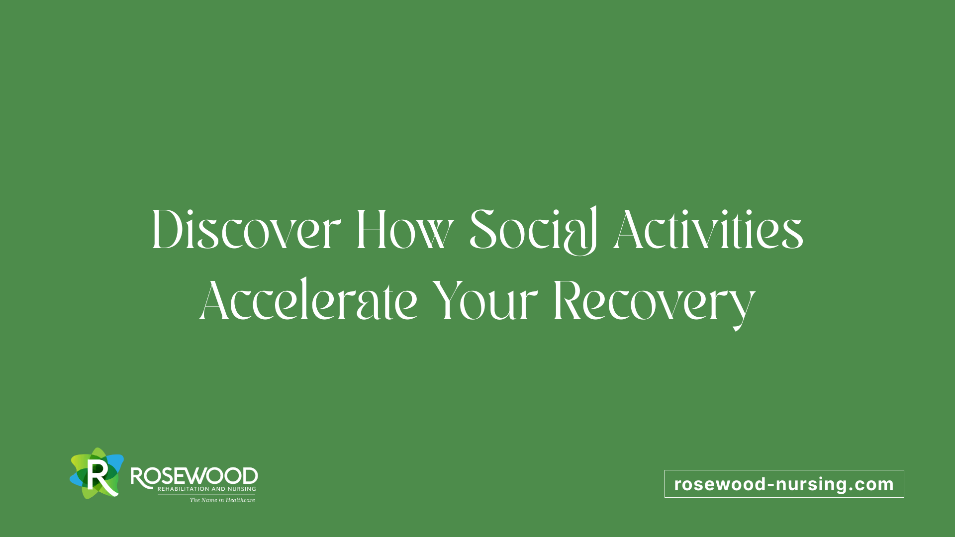 Discover How Social Activities Accelerate Your Recovery
