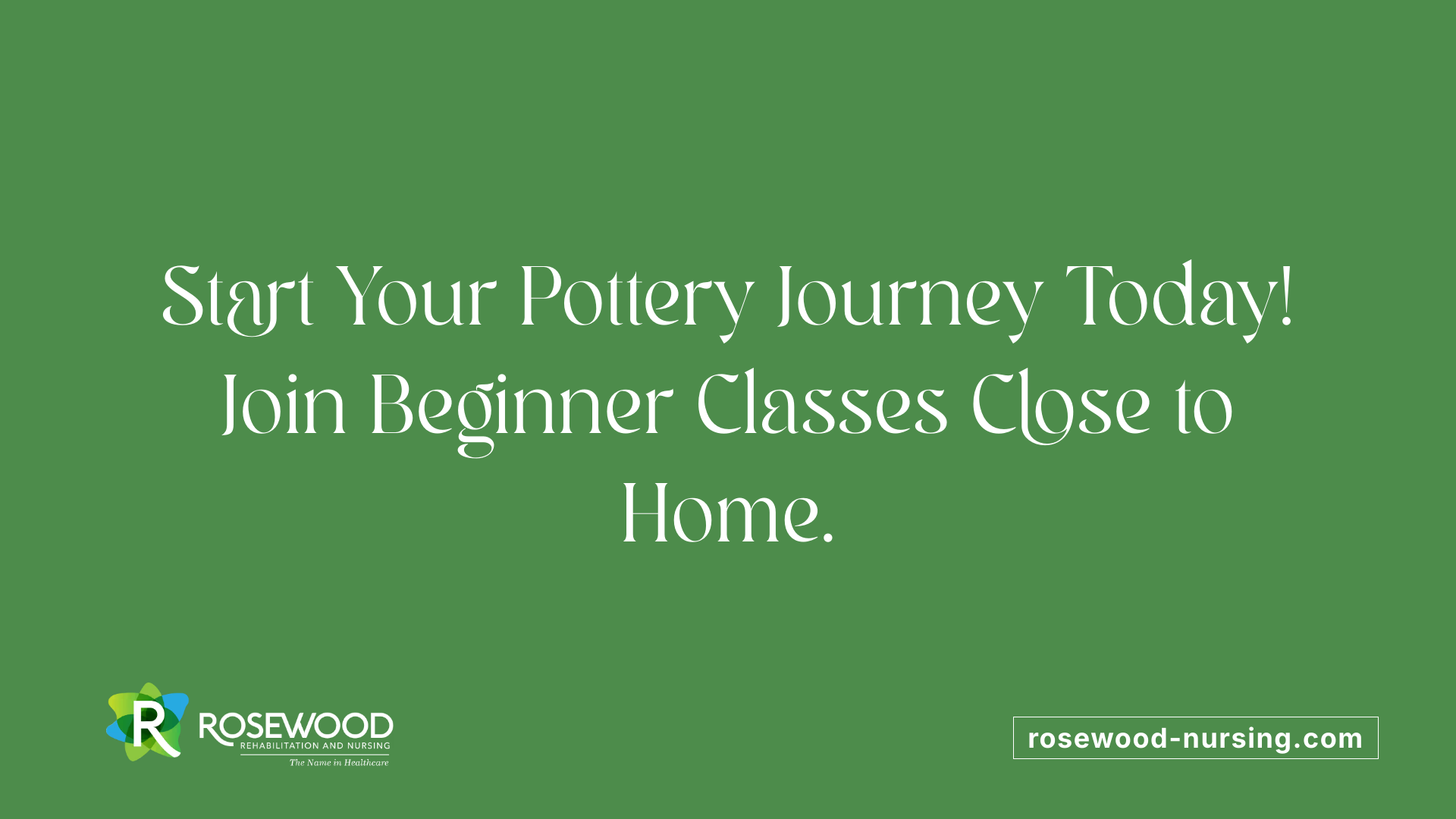 Start Your Pottery Journey Today! Join Beginner Classes Close to Home.