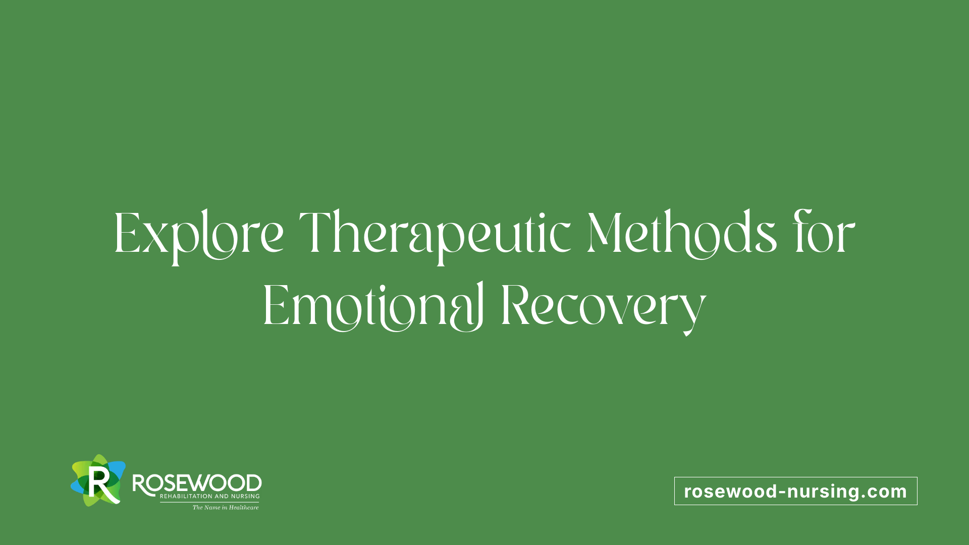 Explore Therapeutic Methods for Emotional Recovery