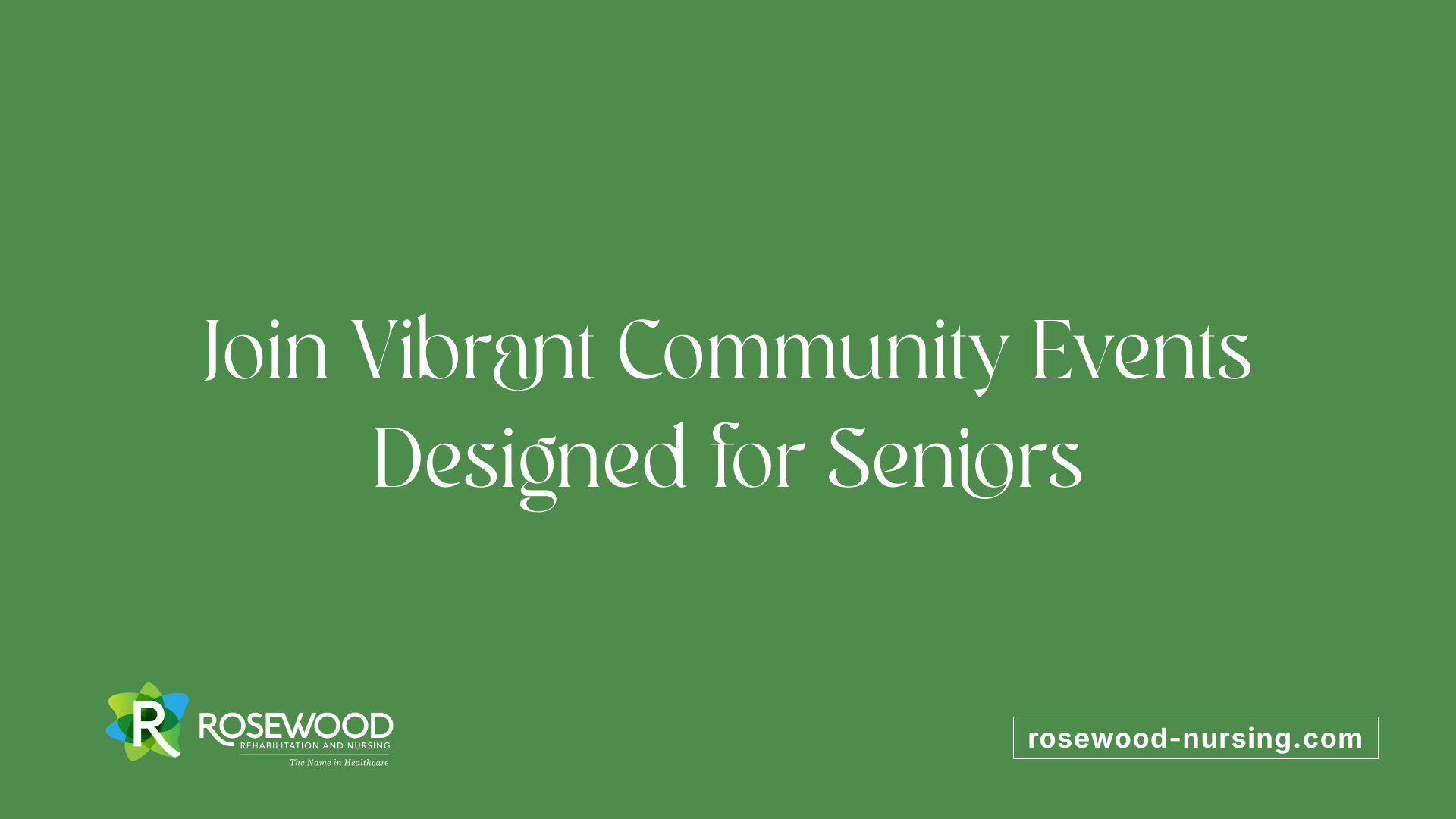 Join Vibrant Community Events Designed for Seniors