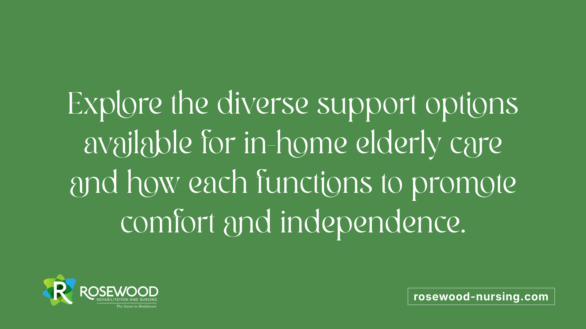 Explore the diverse support options available for in-home elderly care and how each functions to promote comfort and independence.