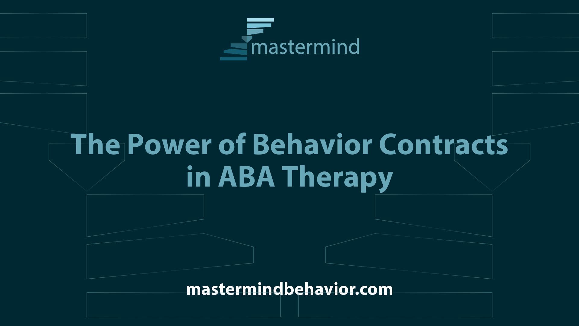 The Power of Behavior Contracts in ABA Therapy