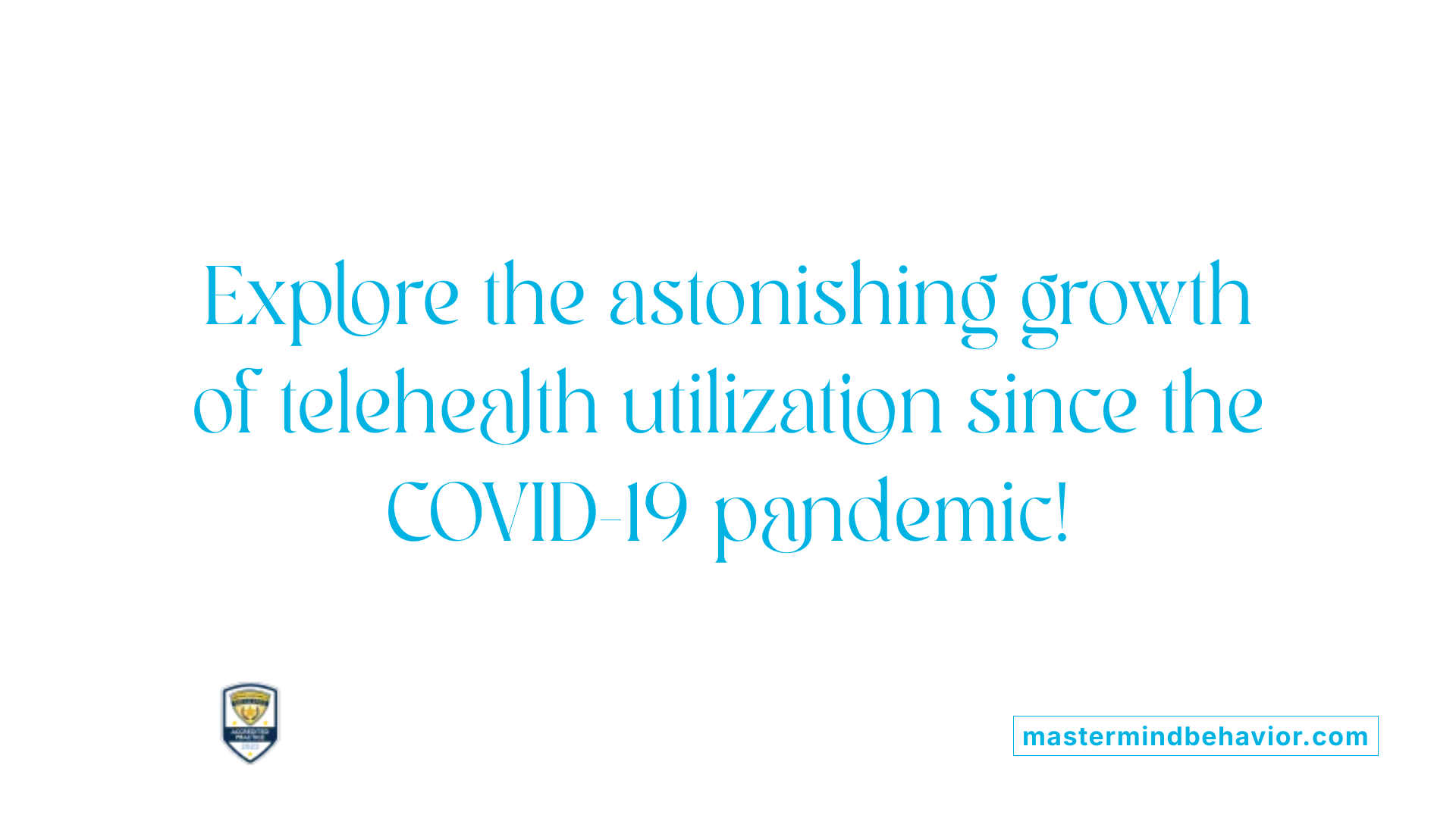 Explore the astonishing growth of telehealth utilization since the COVID-19 pandemic!