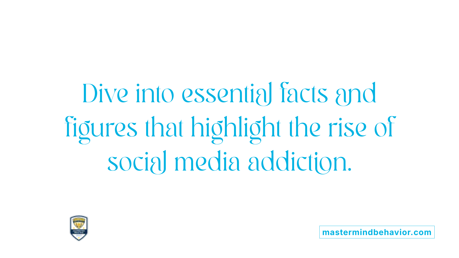 Dive into essential facts and figures that highlight the rise of social media addiction.