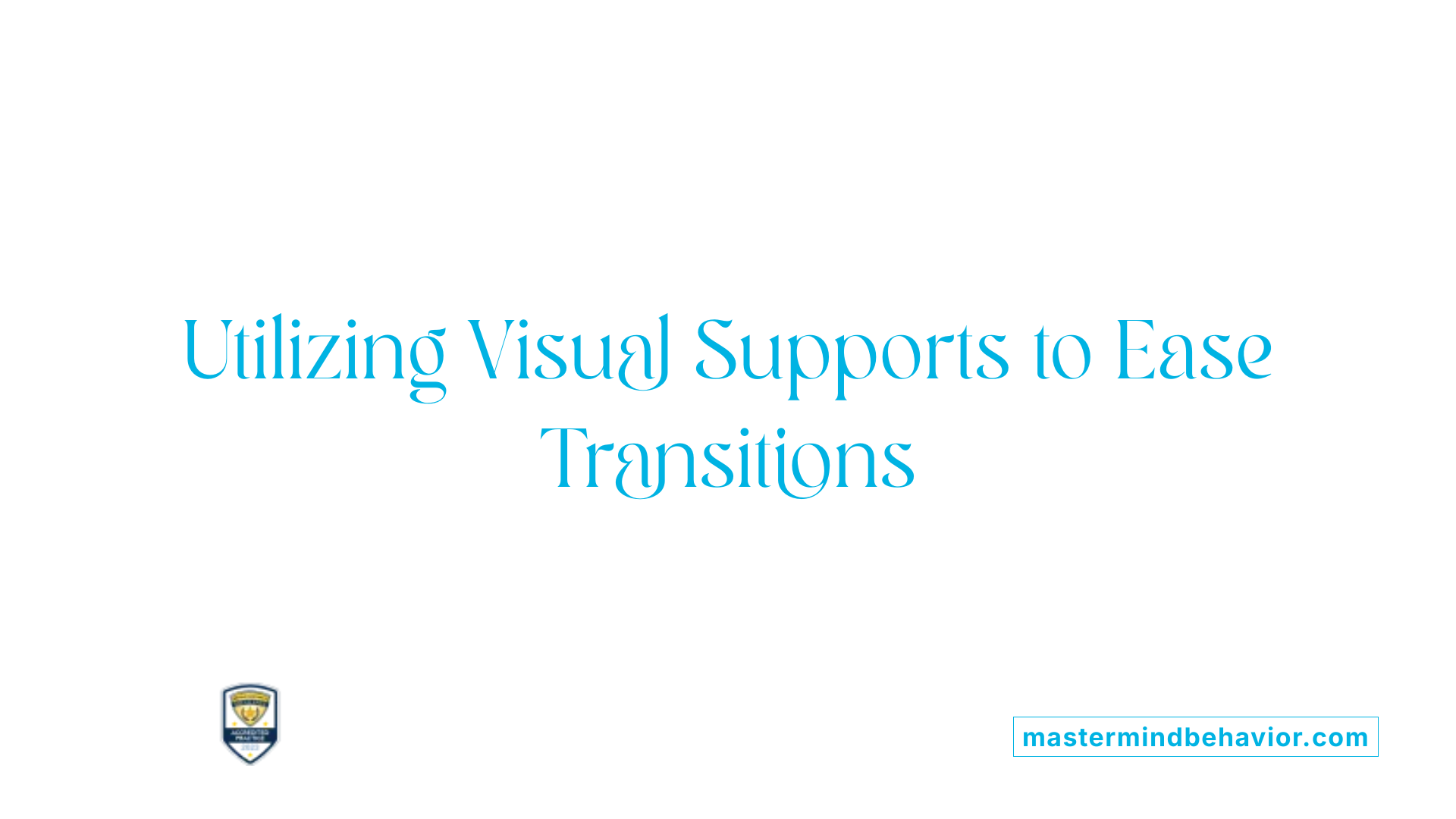 Utilizing Visual Supports to Ease Transitions