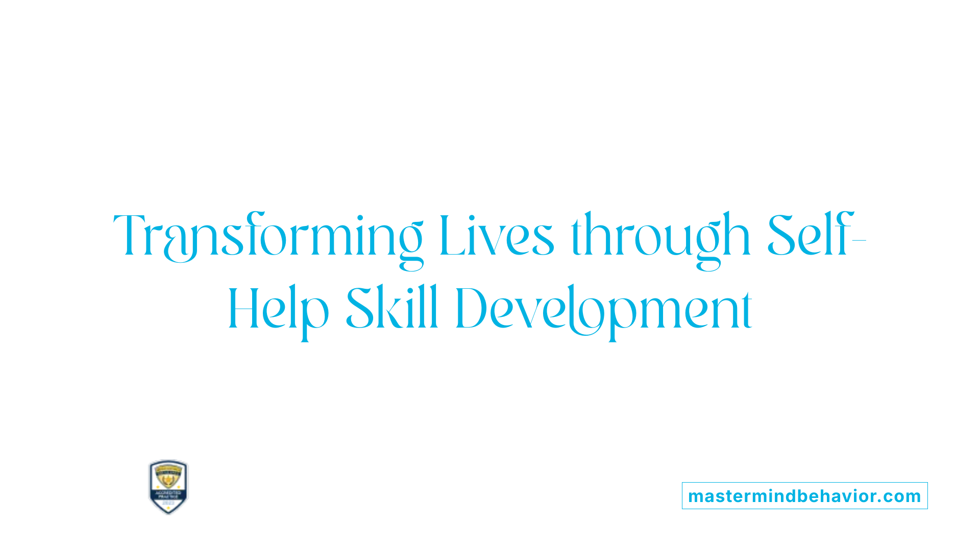 Transforming Lives through Self-Help Skill Development