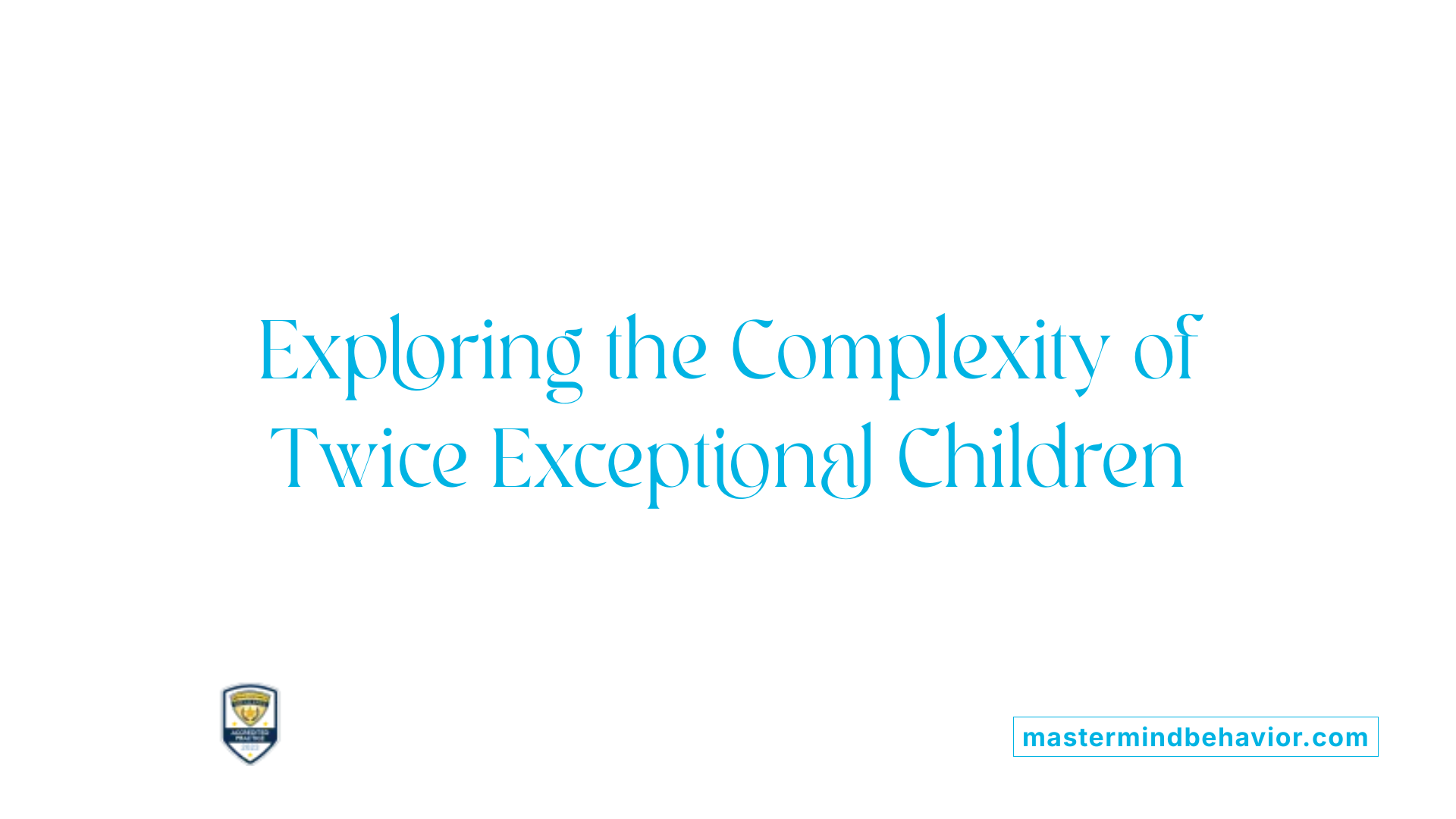 Exploring the Complexity of Twice Exceptional Children