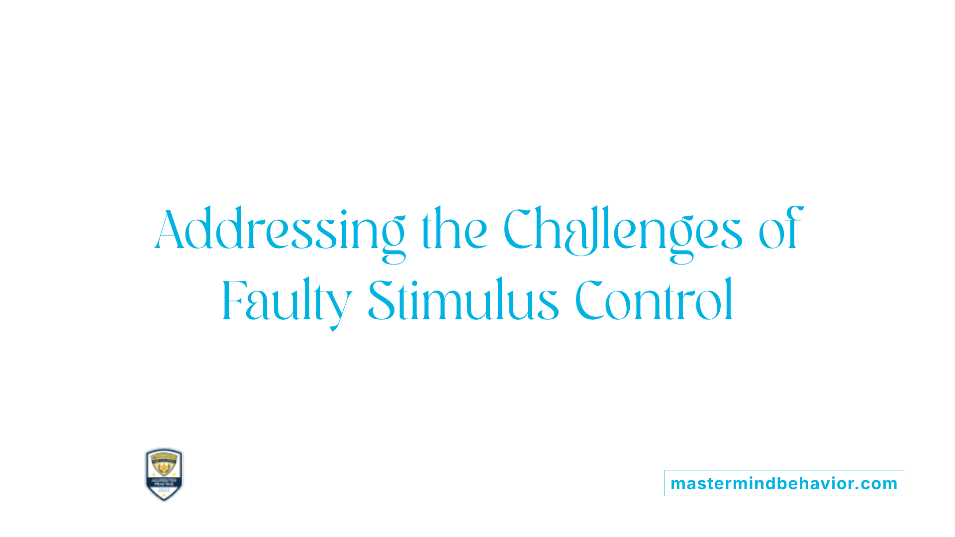 Addressing the Challenges of Faulty Stimulus Control
