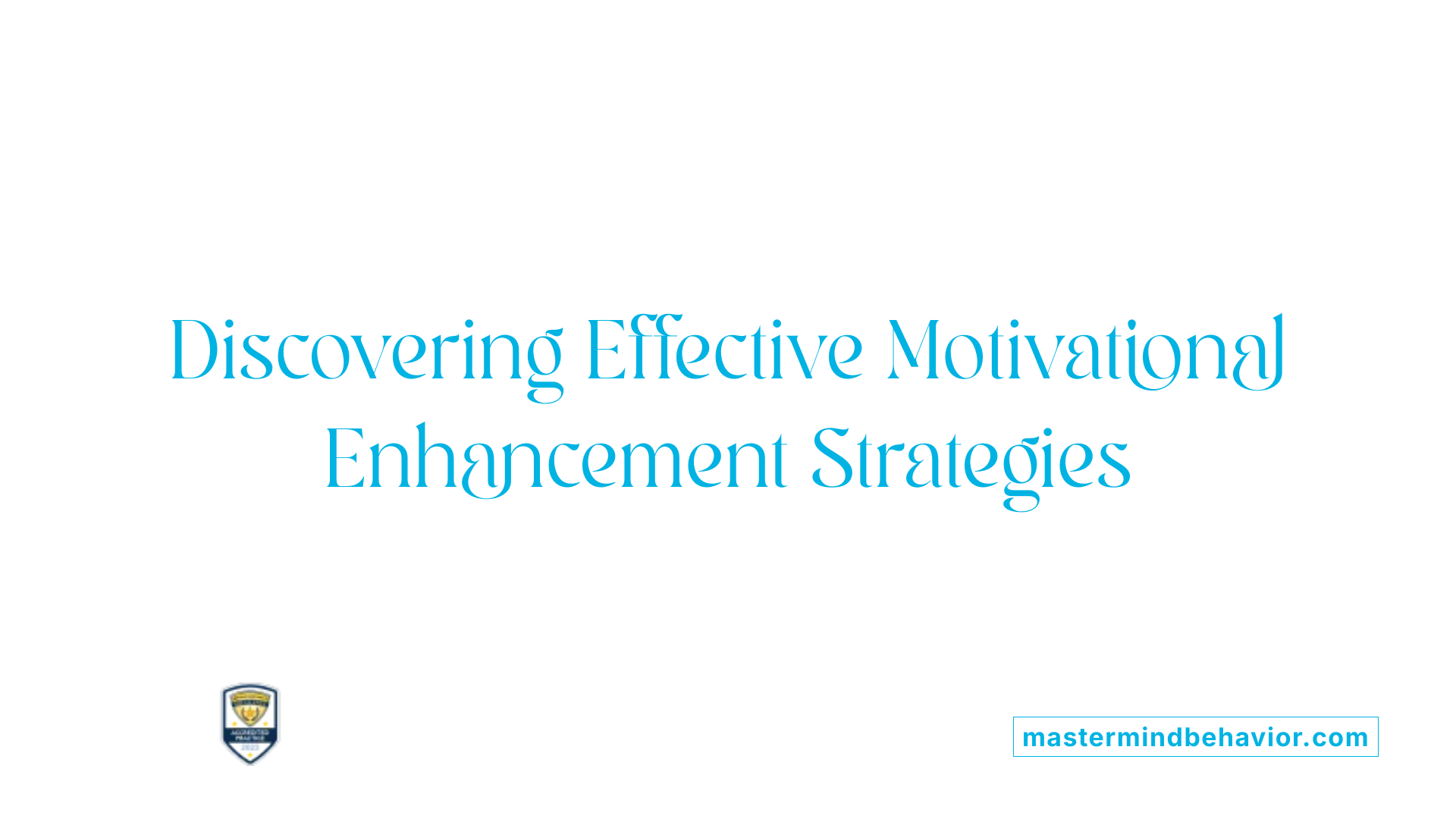 Discovering Effective Motivational Enhancement Strategies
