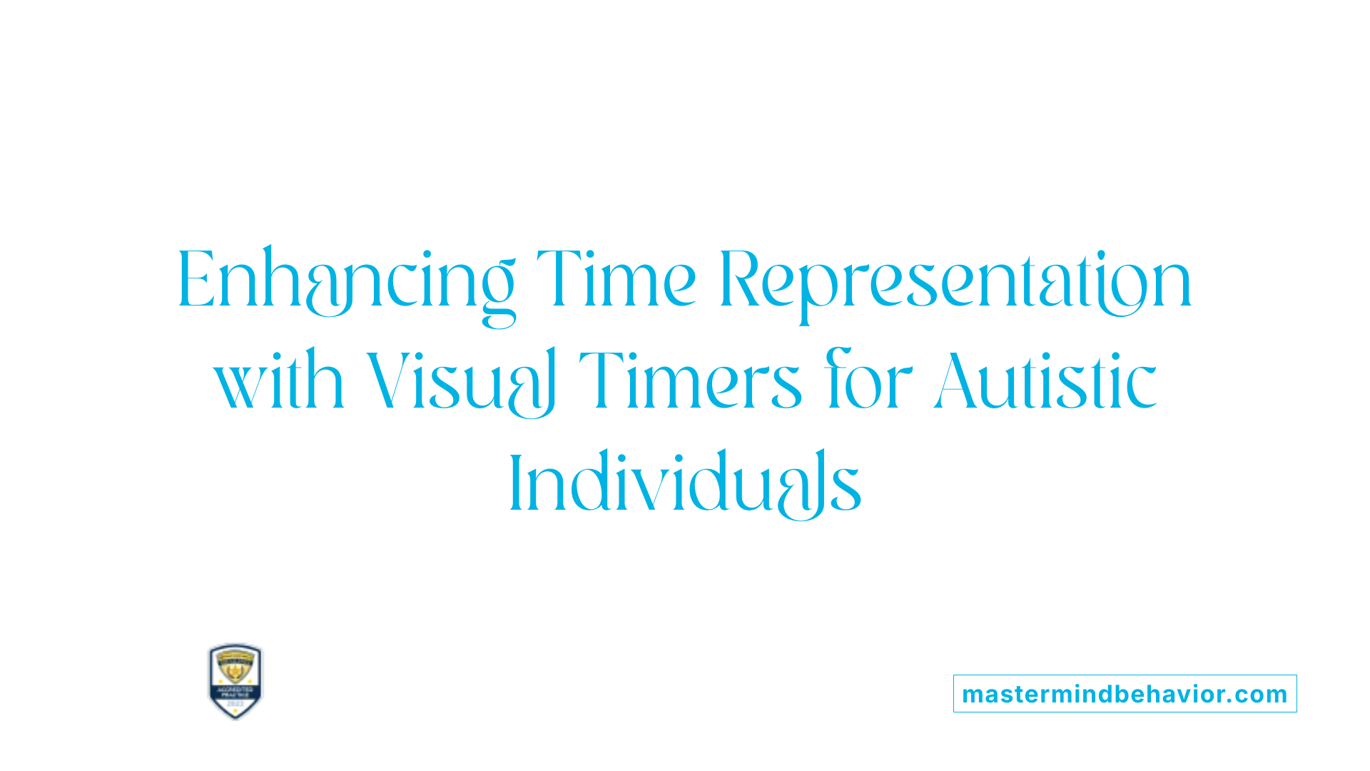 Enhancing Time Representation with Visual Timers for Autistic Individuals